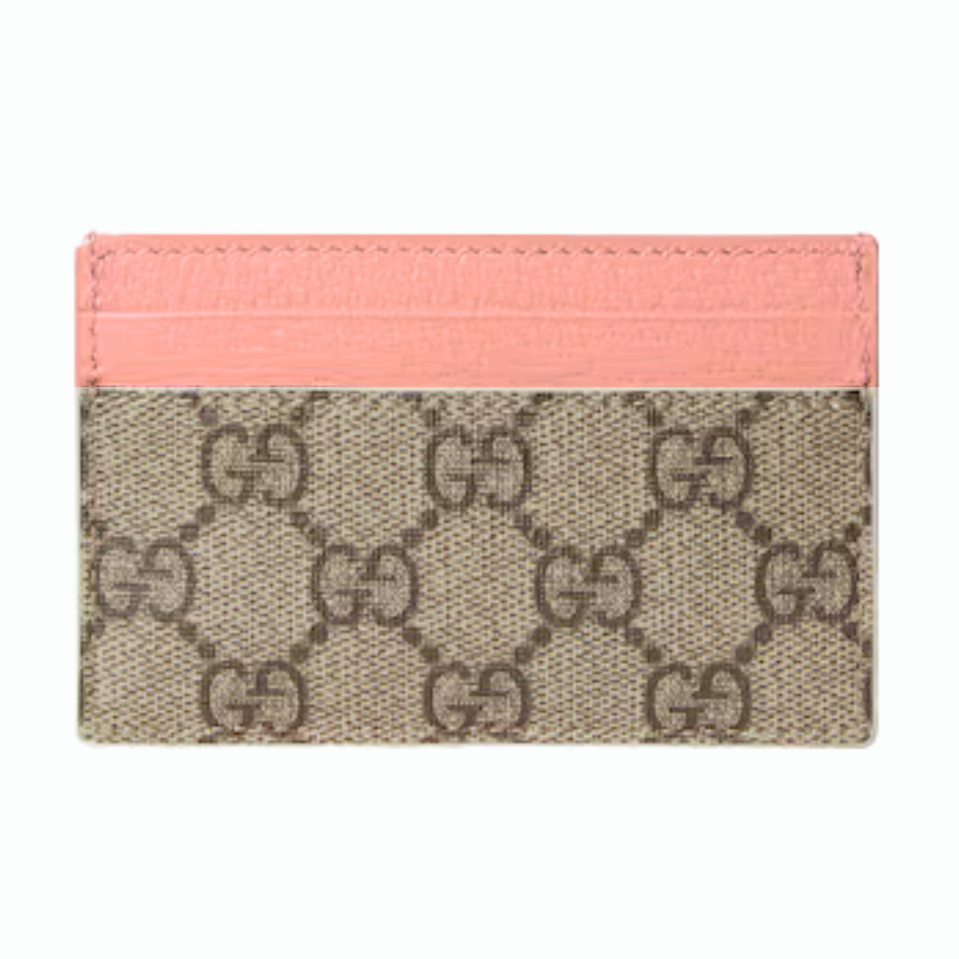 Gucci Porte-carte GG Beige Rose