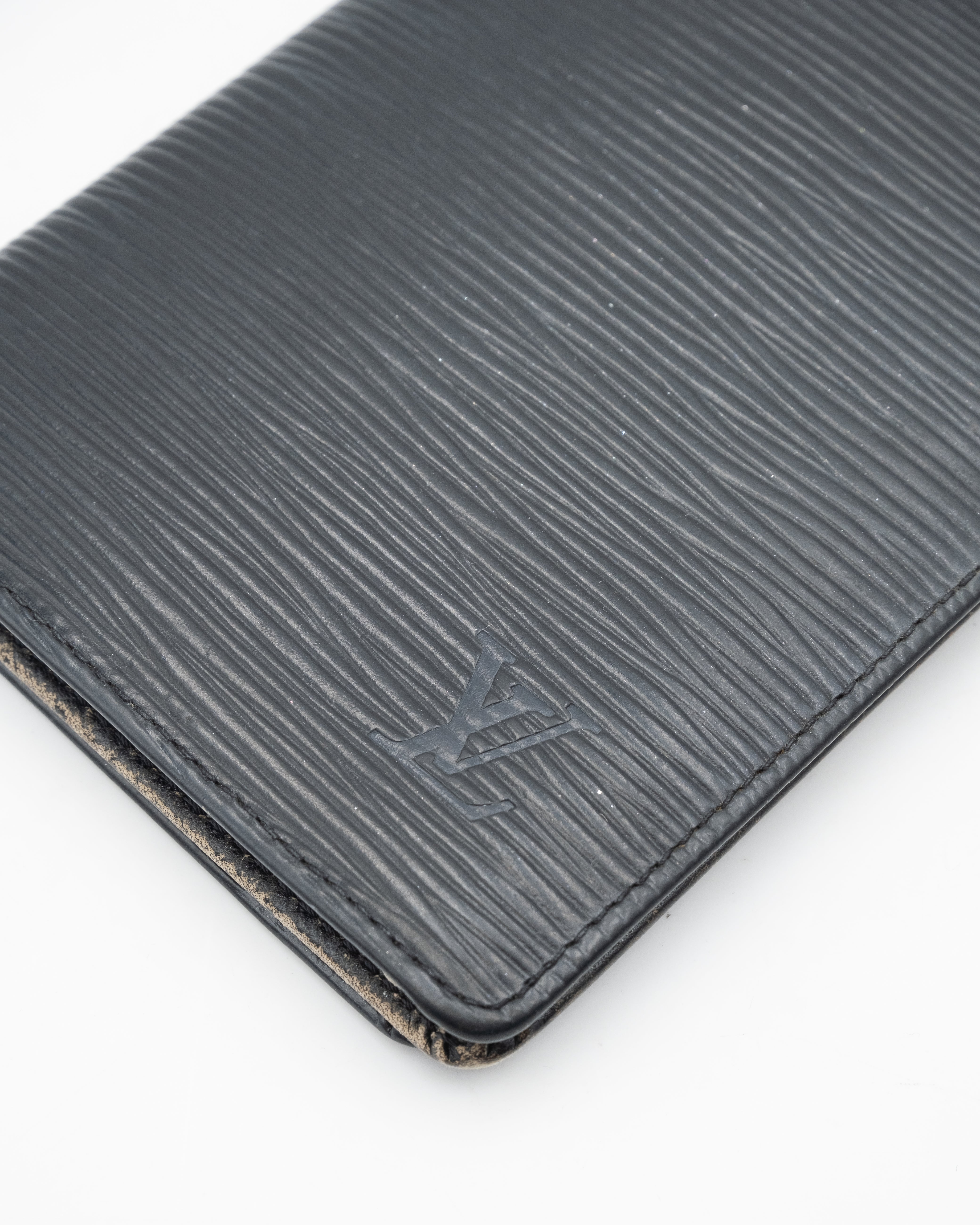 Louis Vuitton Portefeuille Long Epi Noir