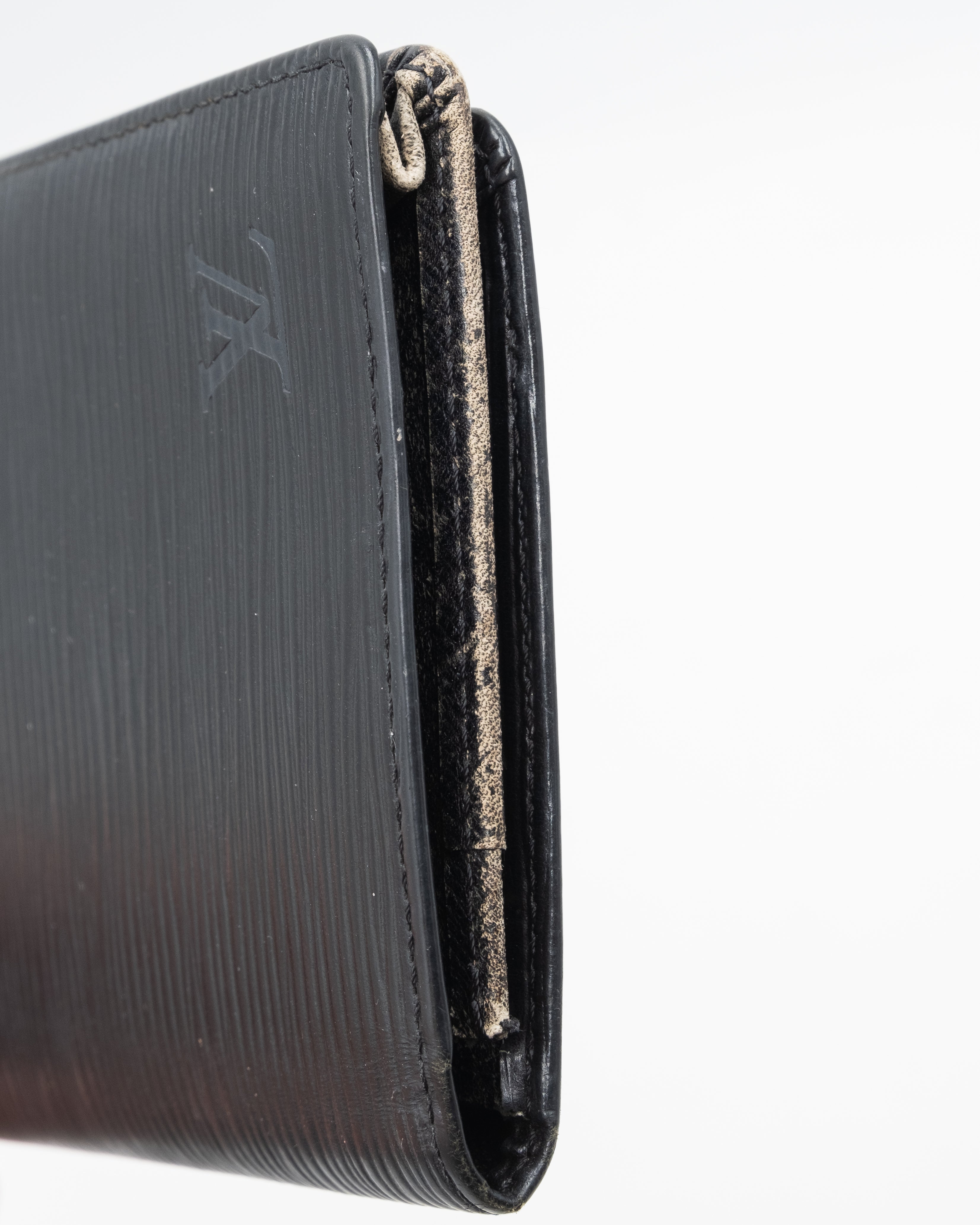 Louis Vuitton Portefeuille Long Epi Noir