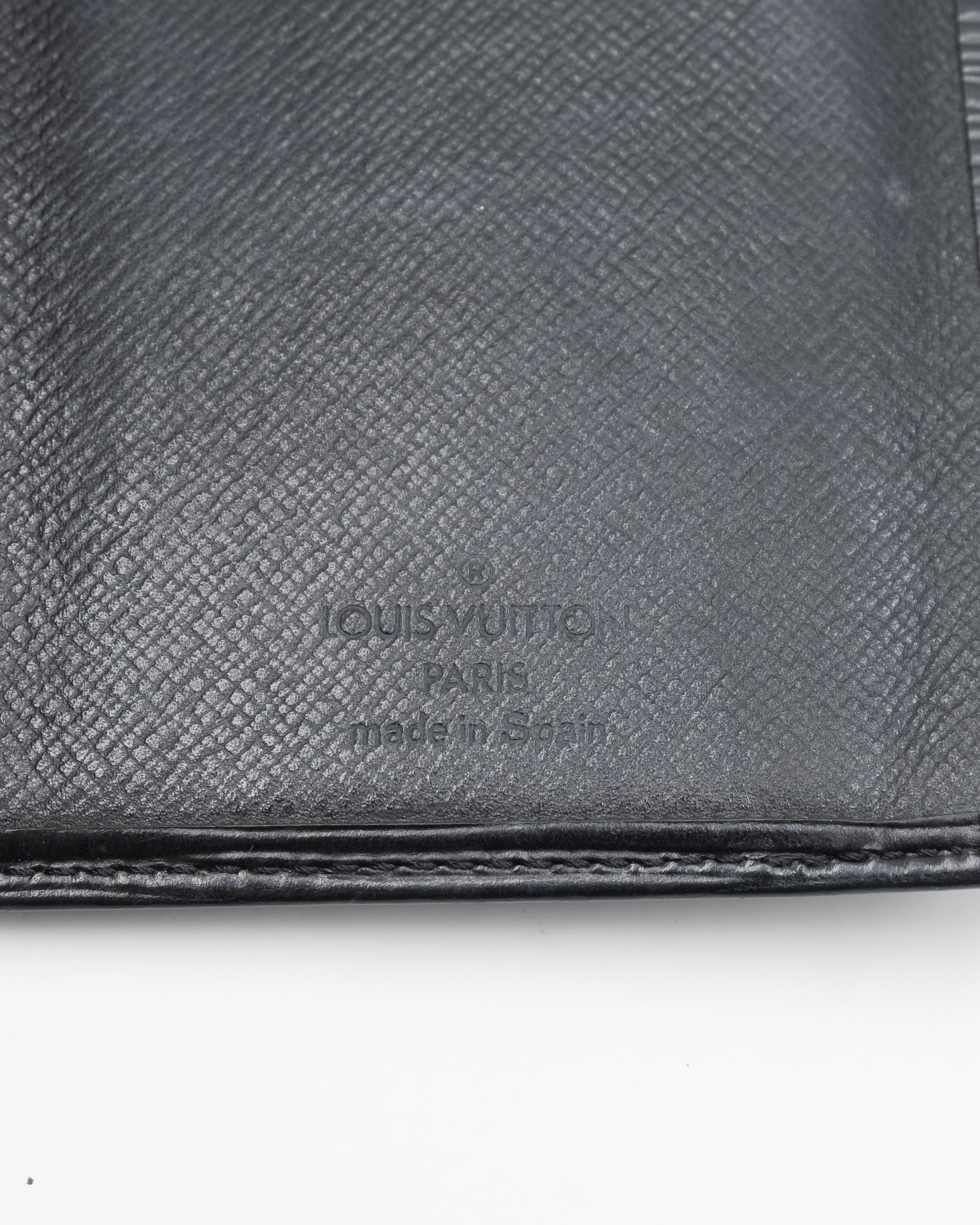 Louis Vuitton Portefeuille Long Epi Noir