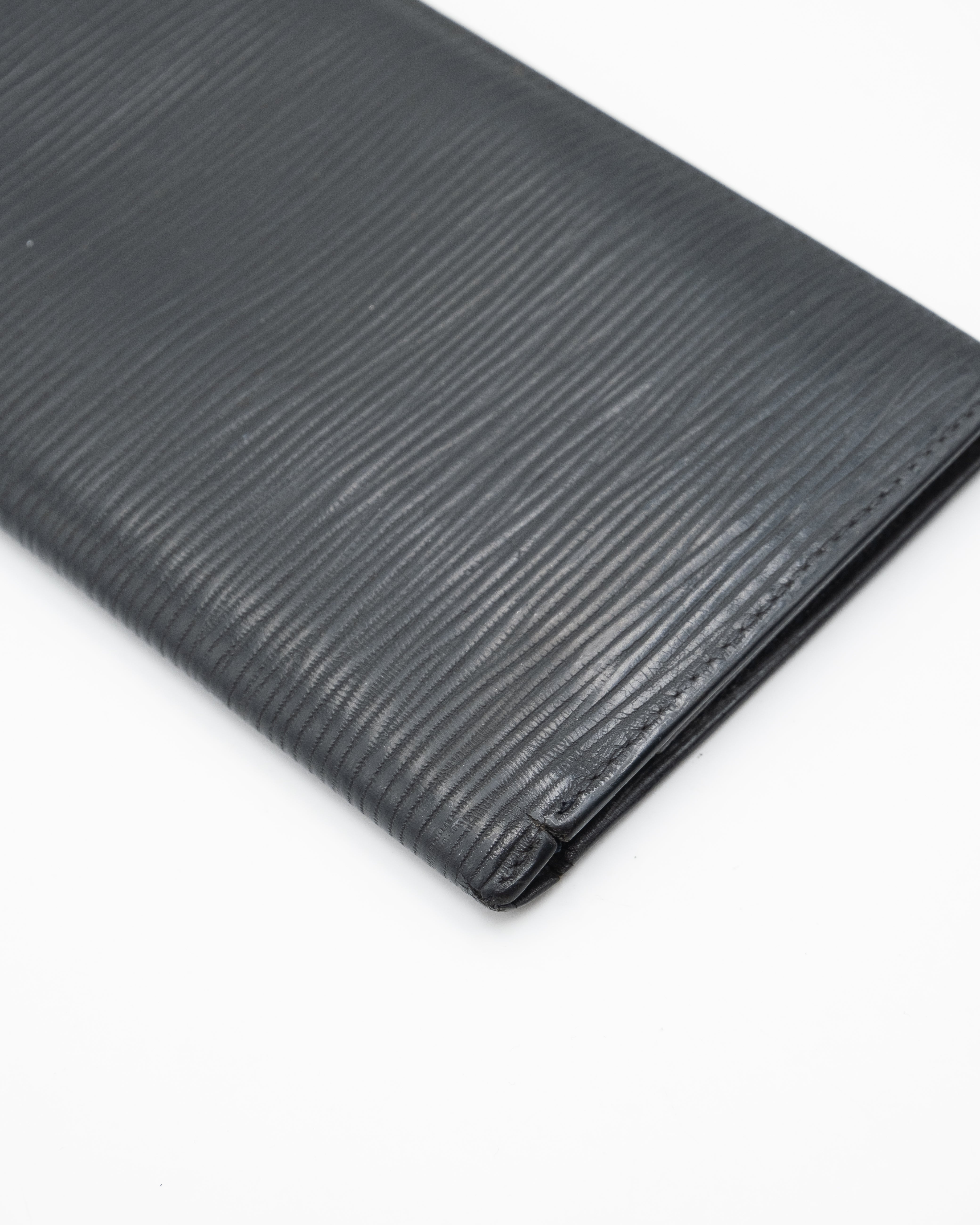 Louis Vuitton Portefeuille Long Epi Noir