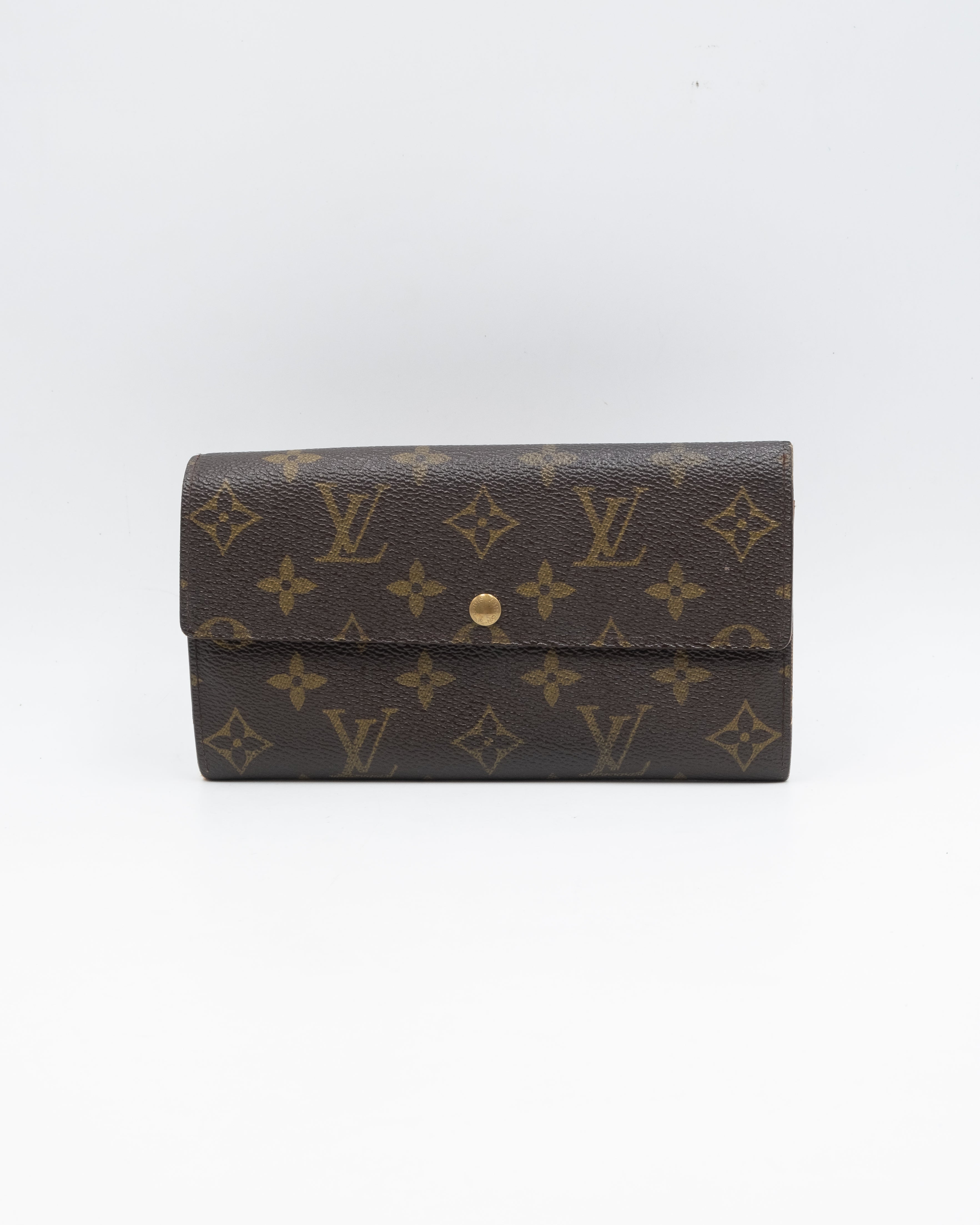 Louis Vuitton Portefeuille Porte Trésor Monogram Marron
