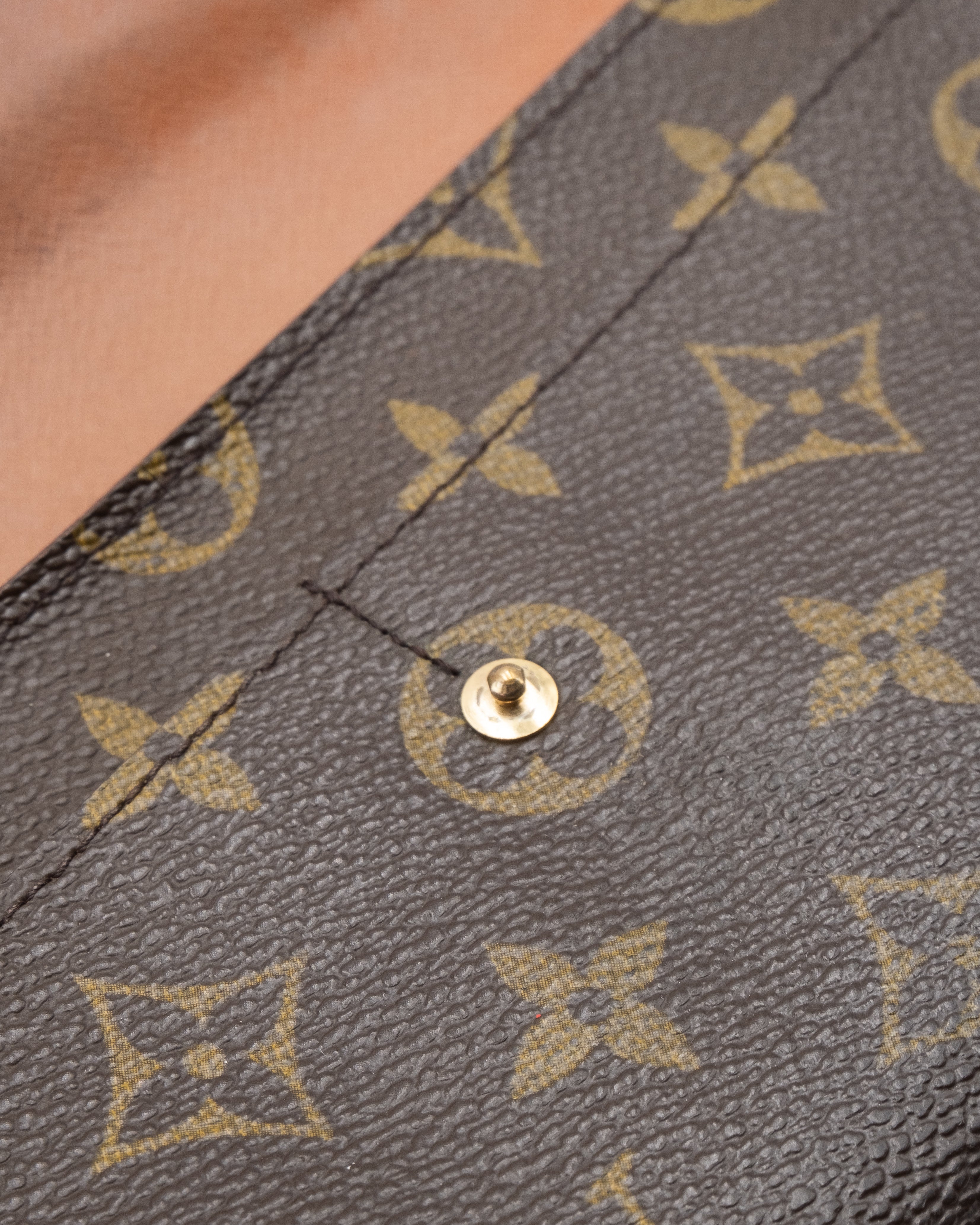 Louis Vuitton Monogram Treasure Wallet Brown