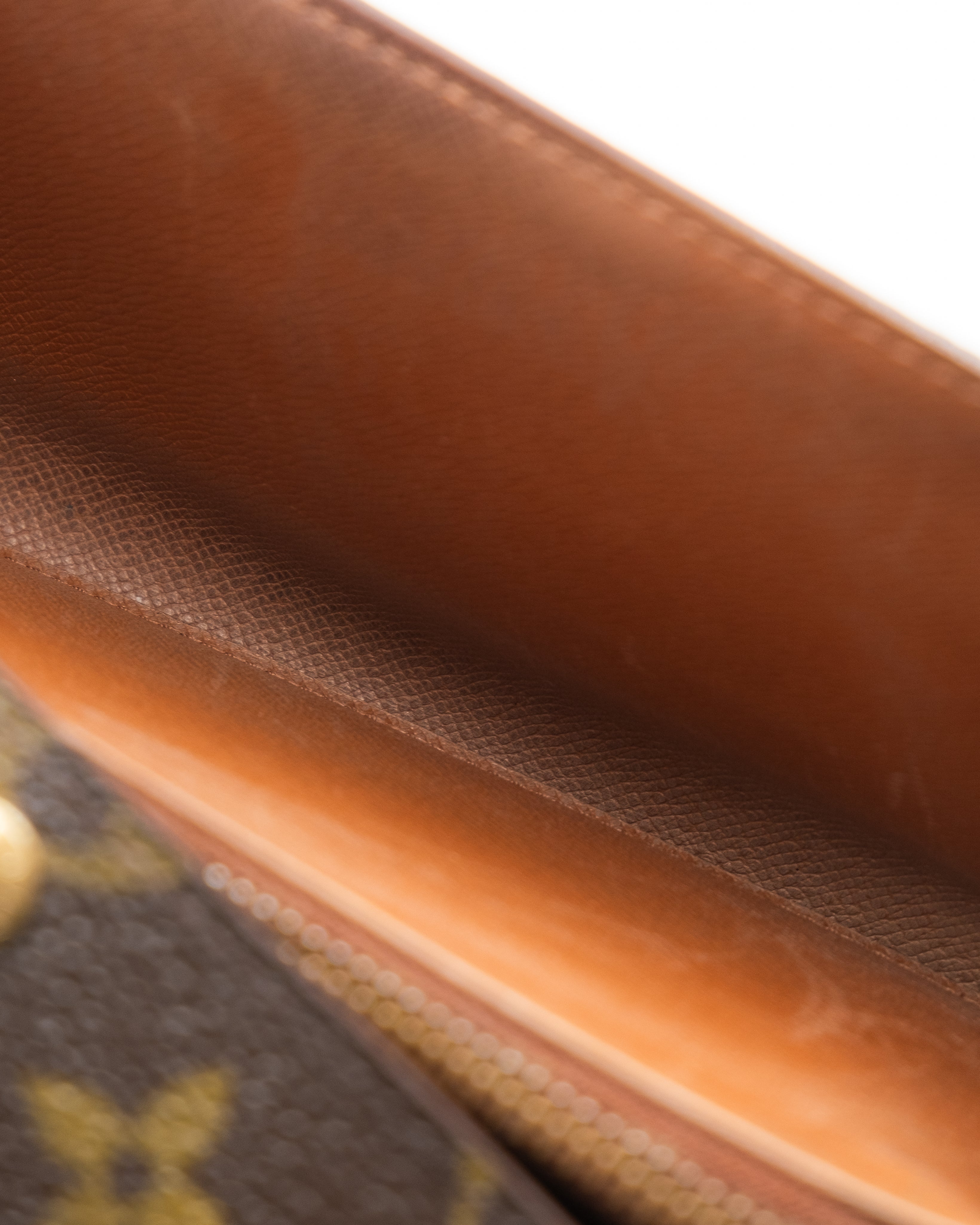 Louis Vuitton Monogram Treasure Wallet Brown