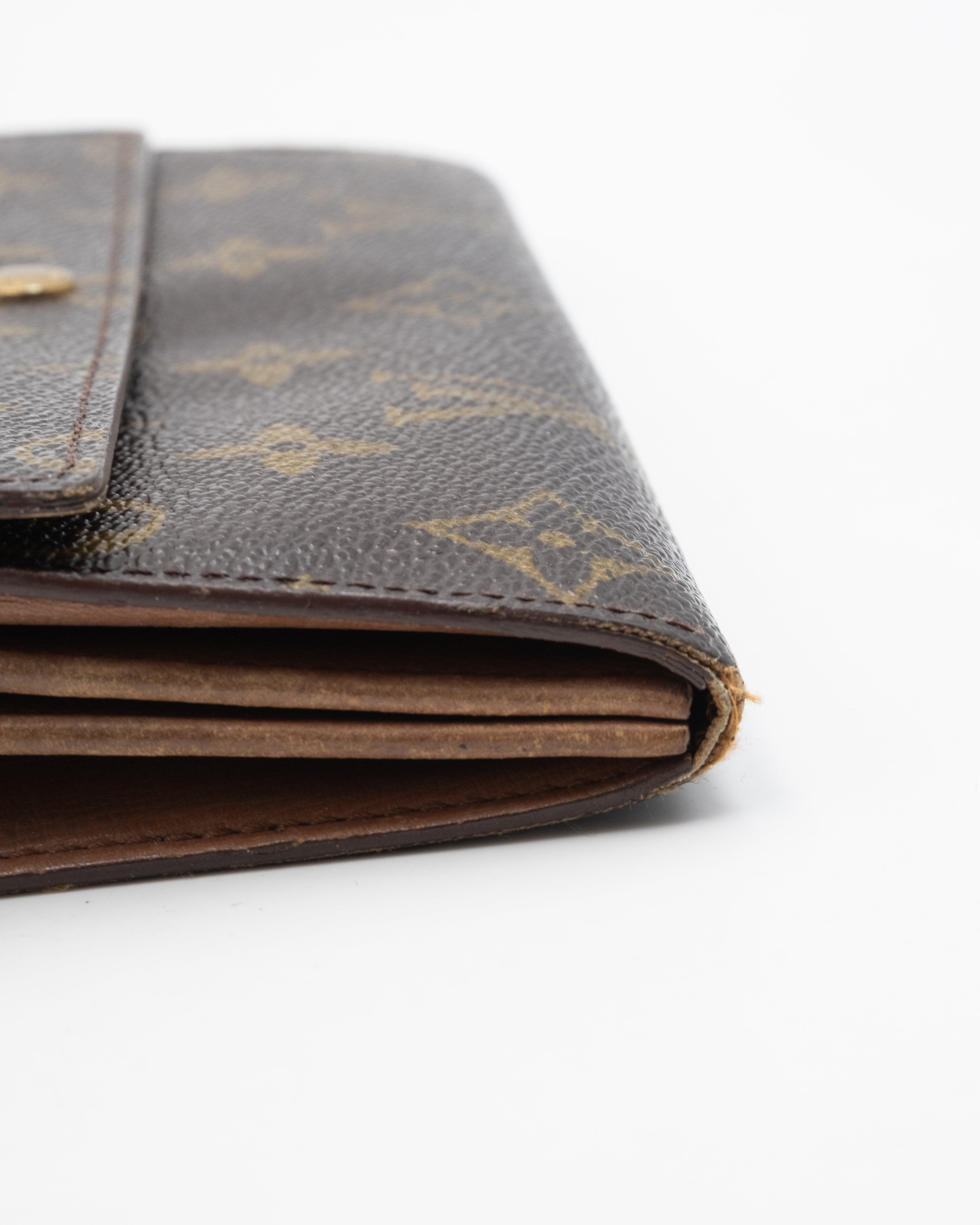 Louis Vuitton Monogram Treasure Wallet Brown
