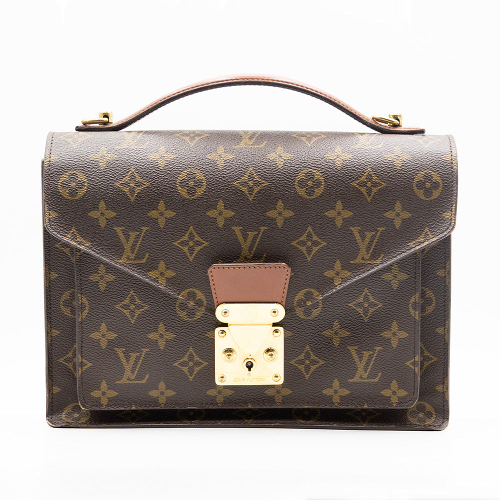 Louis Vuitton Sac à Main Monceau 28 Monogram Marron