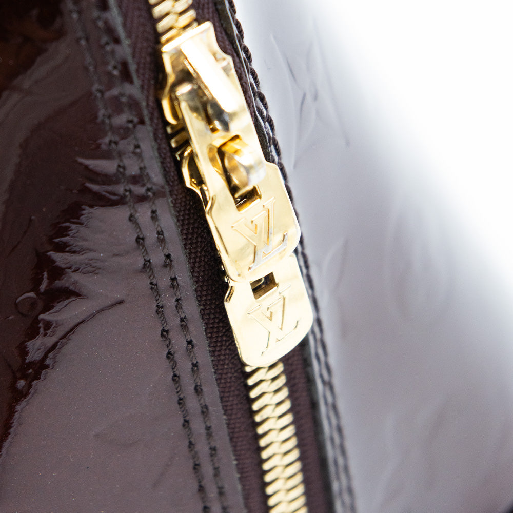 Louis Vuitton Sac à main - Alma MM  - Vernis Aubergine