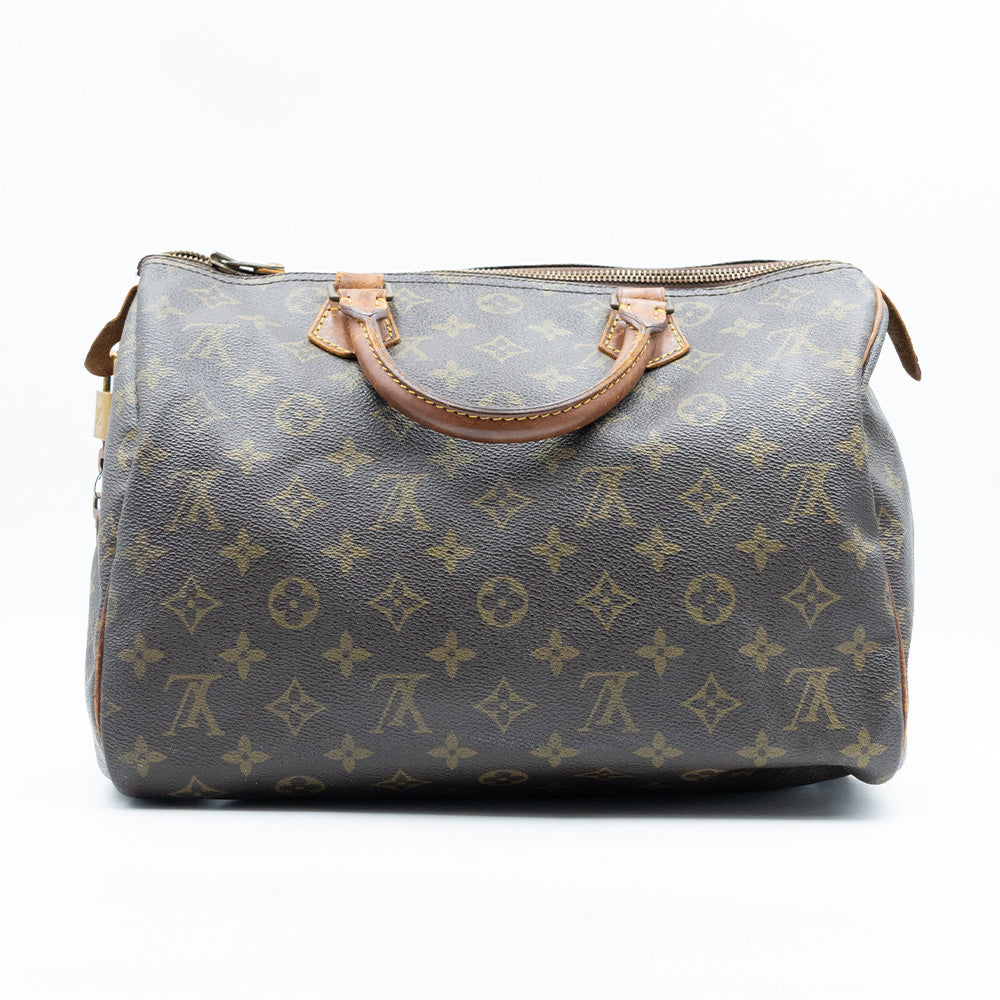 Louis Vuitton Sac à main Speedy 30 Vintage Monogram Marron