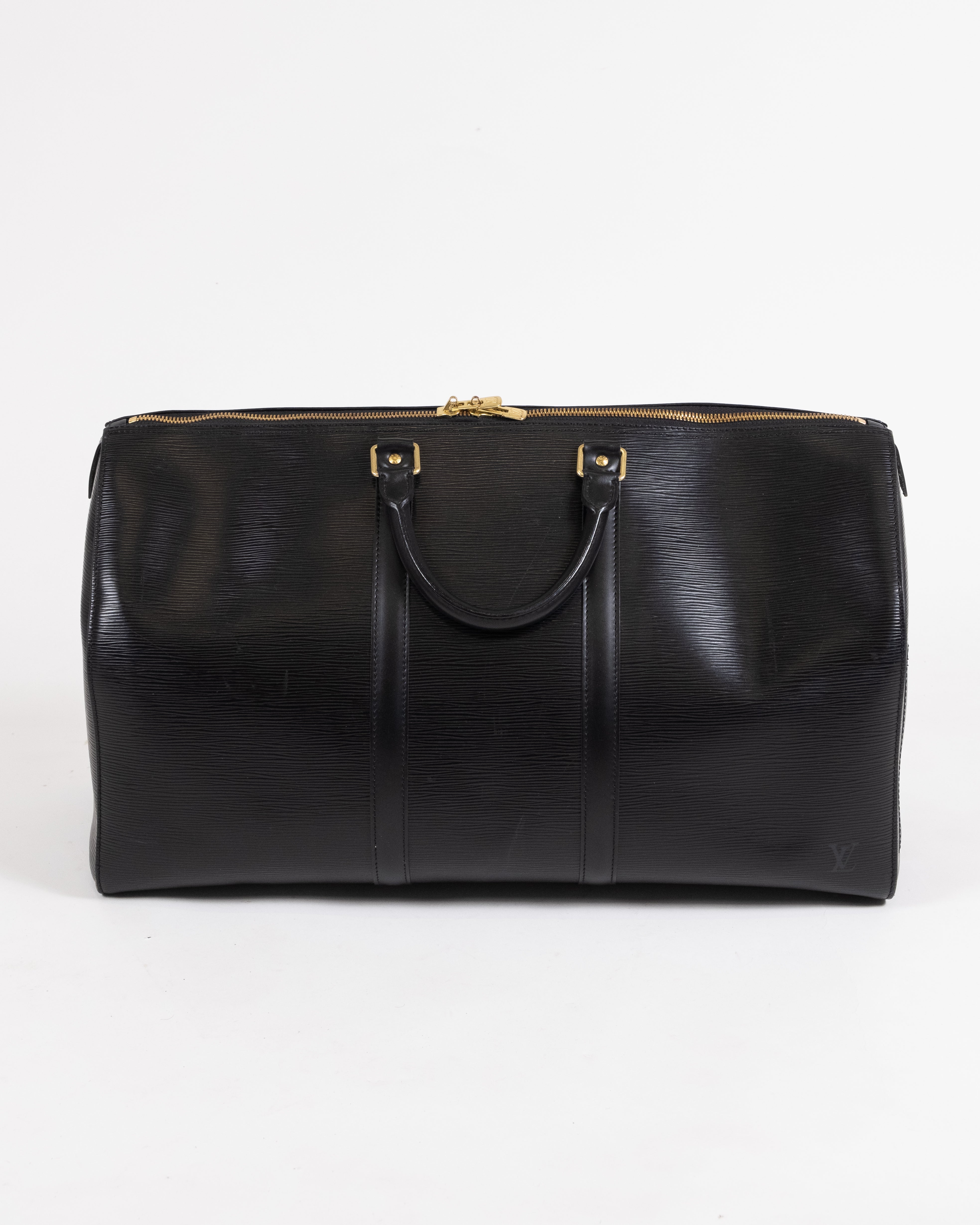 Louis Vuitton Sac de voyage Keepall 50 Epi Noir