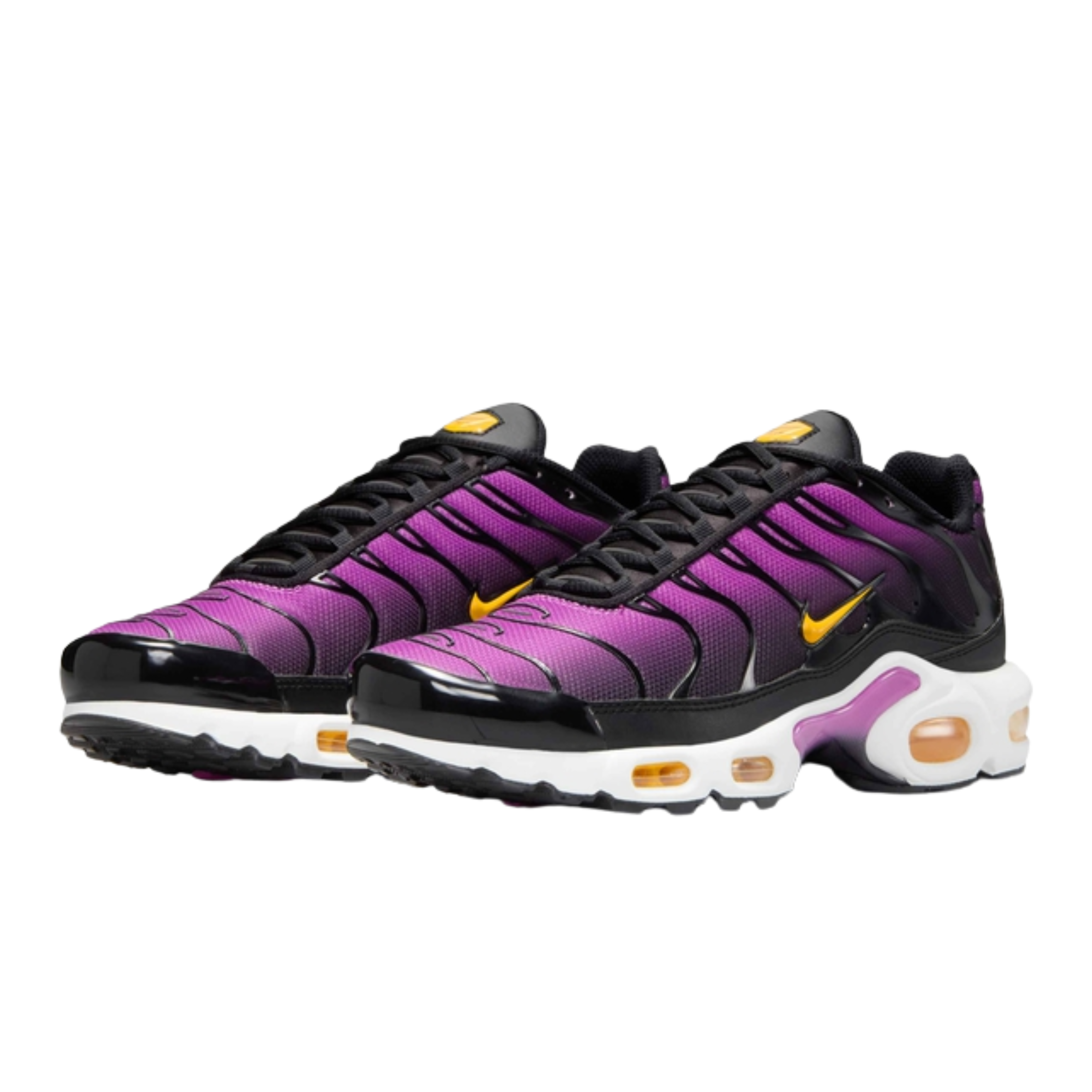 Nike Air Max Plus Black Laser Orange White Hyper Violet