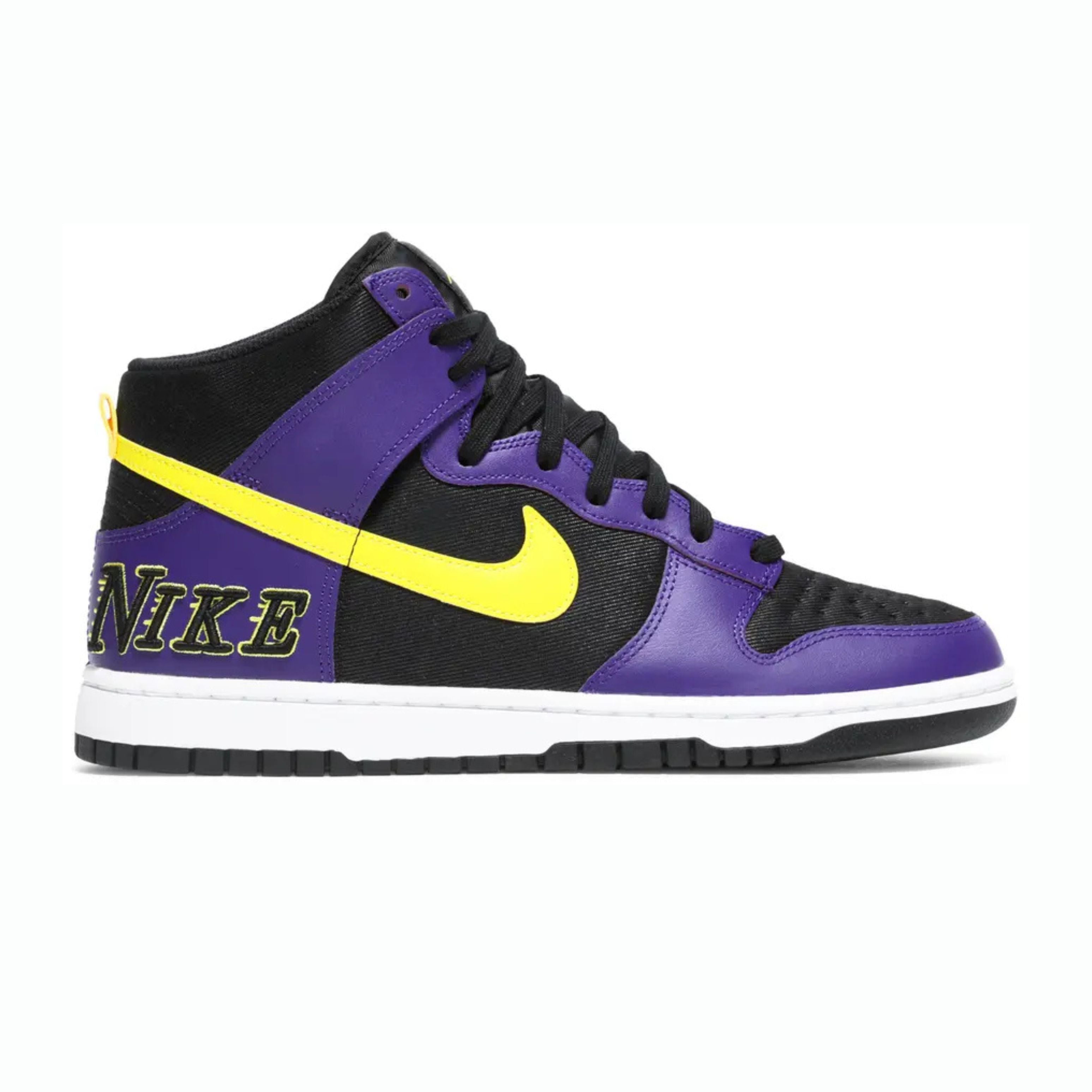 Nike Dunk High EMB Lakers