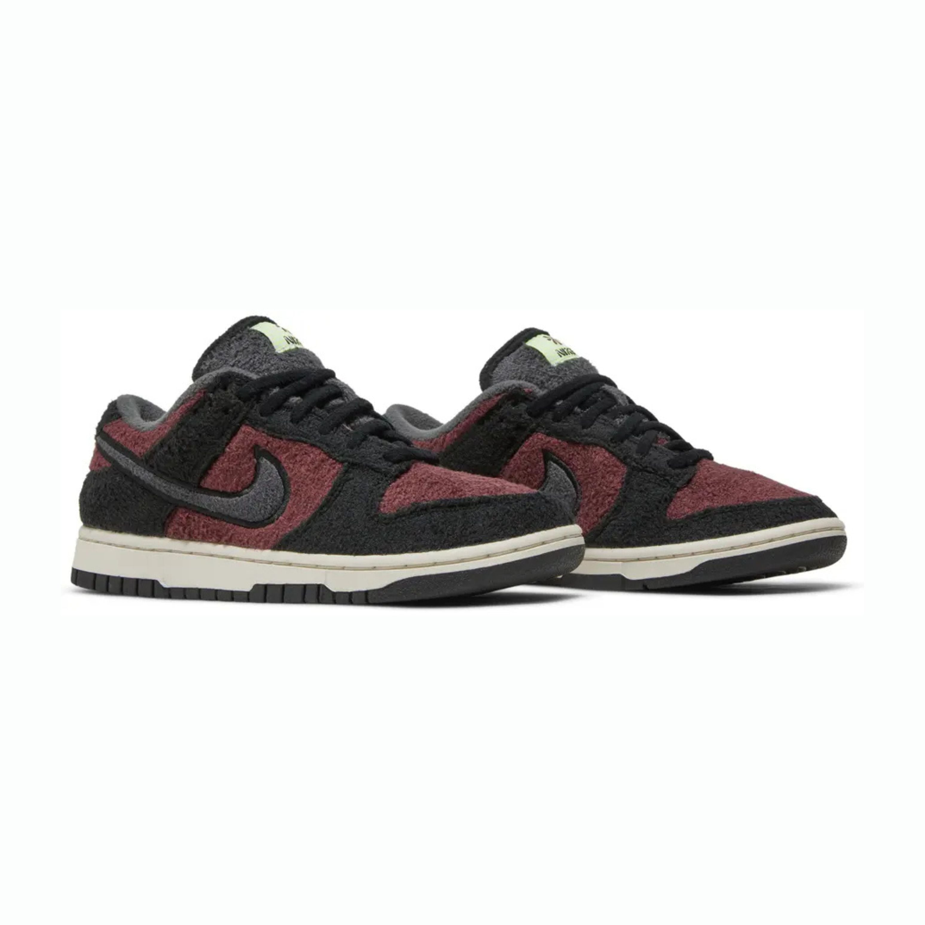 Nike Dunk Low SE Fleece Pack Bordeaux Crush