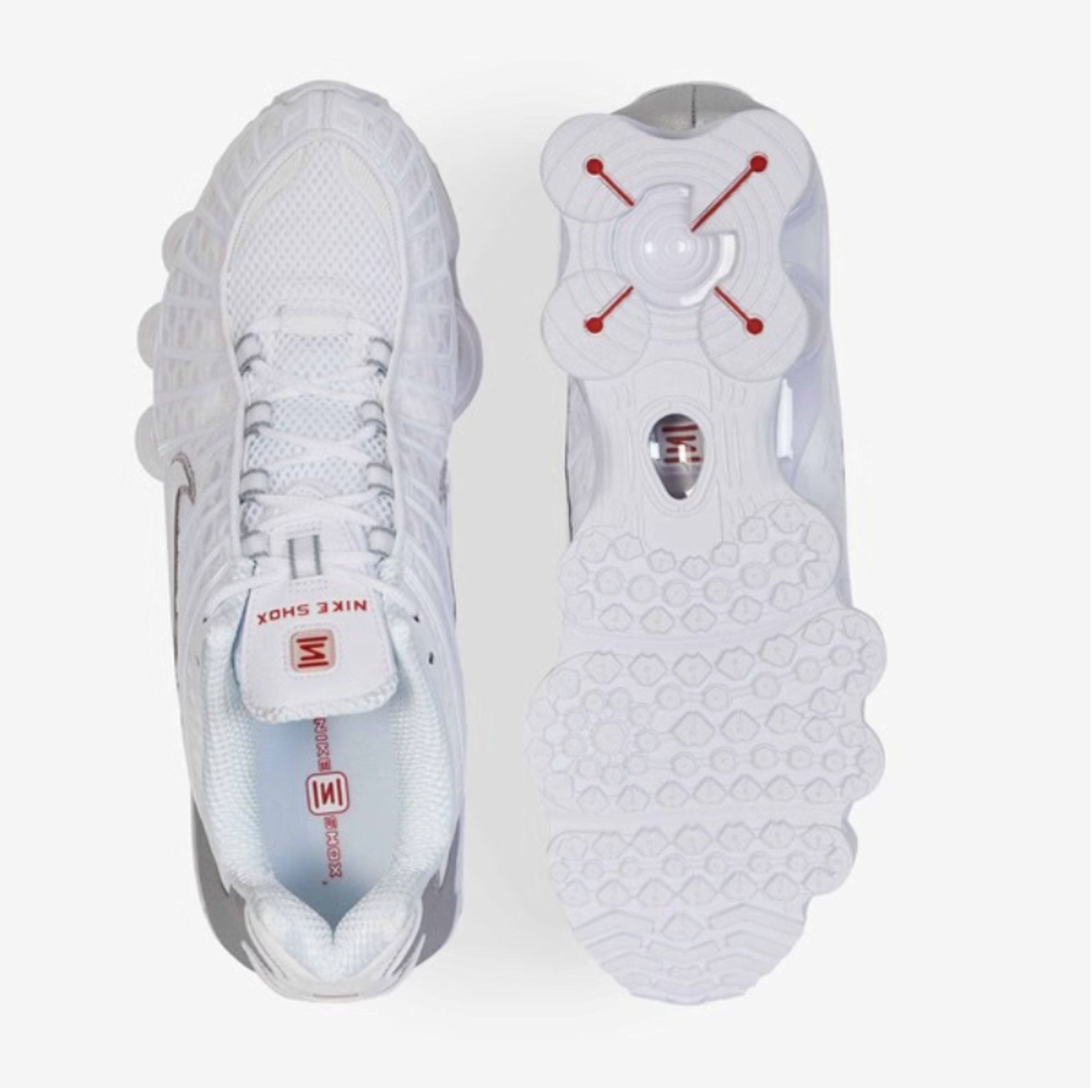 Baskets Nike Shox TL blanches #Style_LMR111 #Style_LMR115 #Style_LMR109