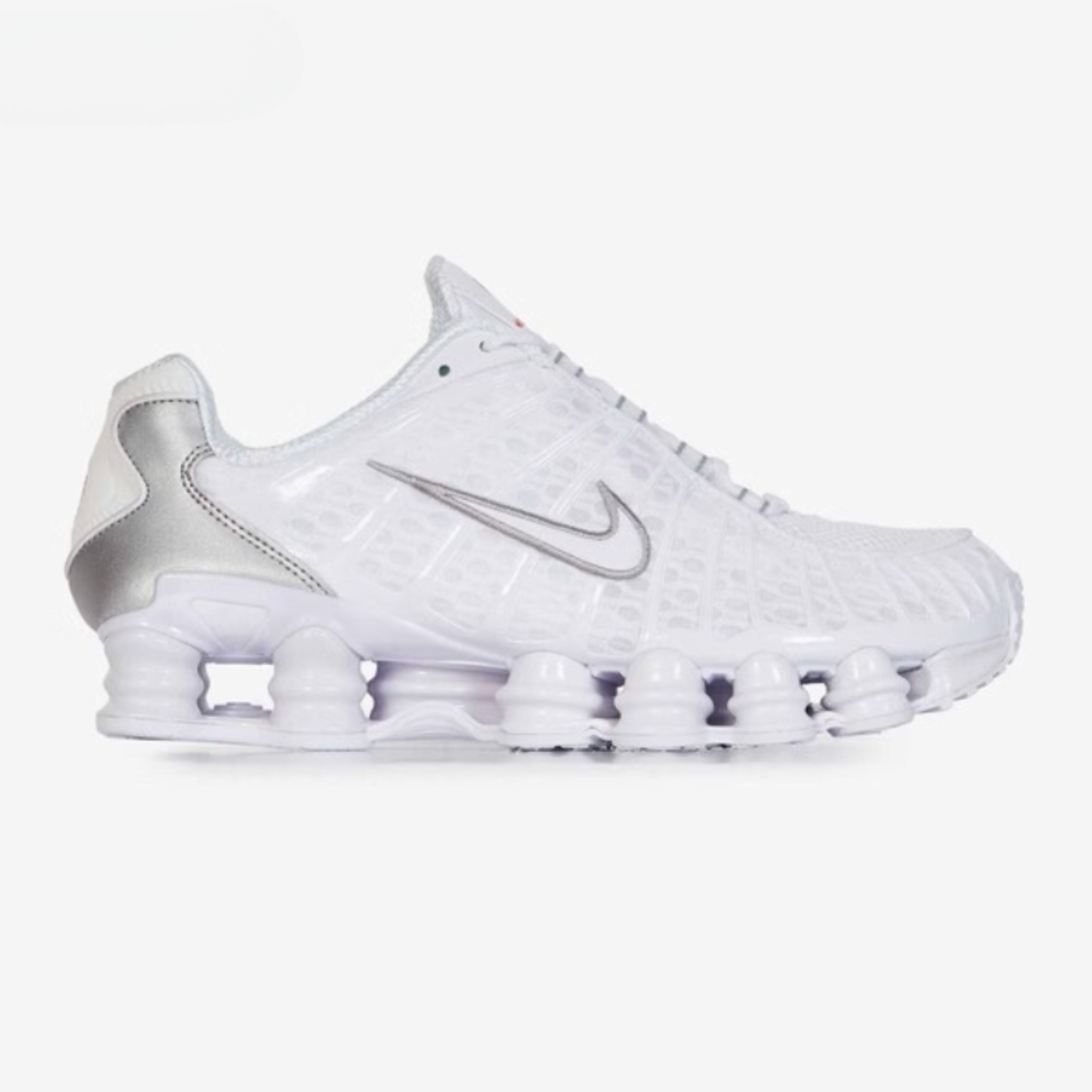 Baskets Nike Shox TL blanches #Style_LMR111 #Style_LMR115 #Style_LMR109