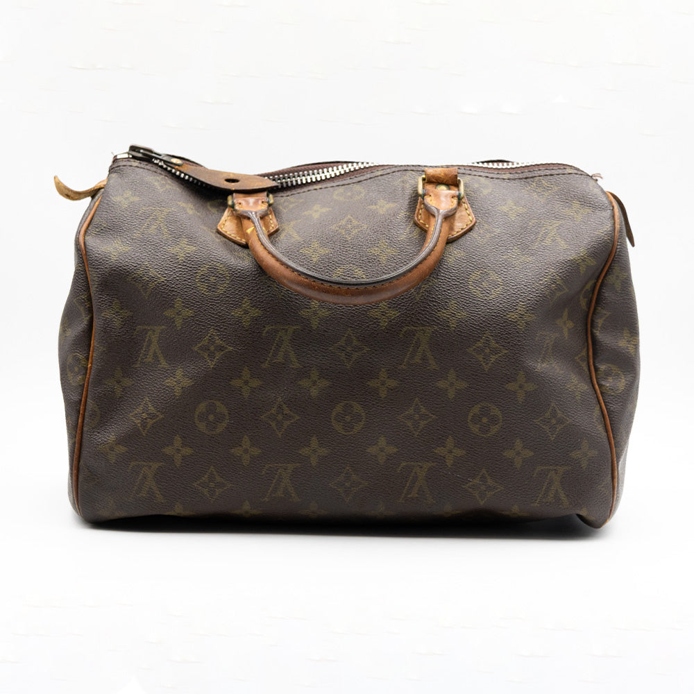 Louis Vuitton Sac à main Speedy 30 Vintage Monogram Marron