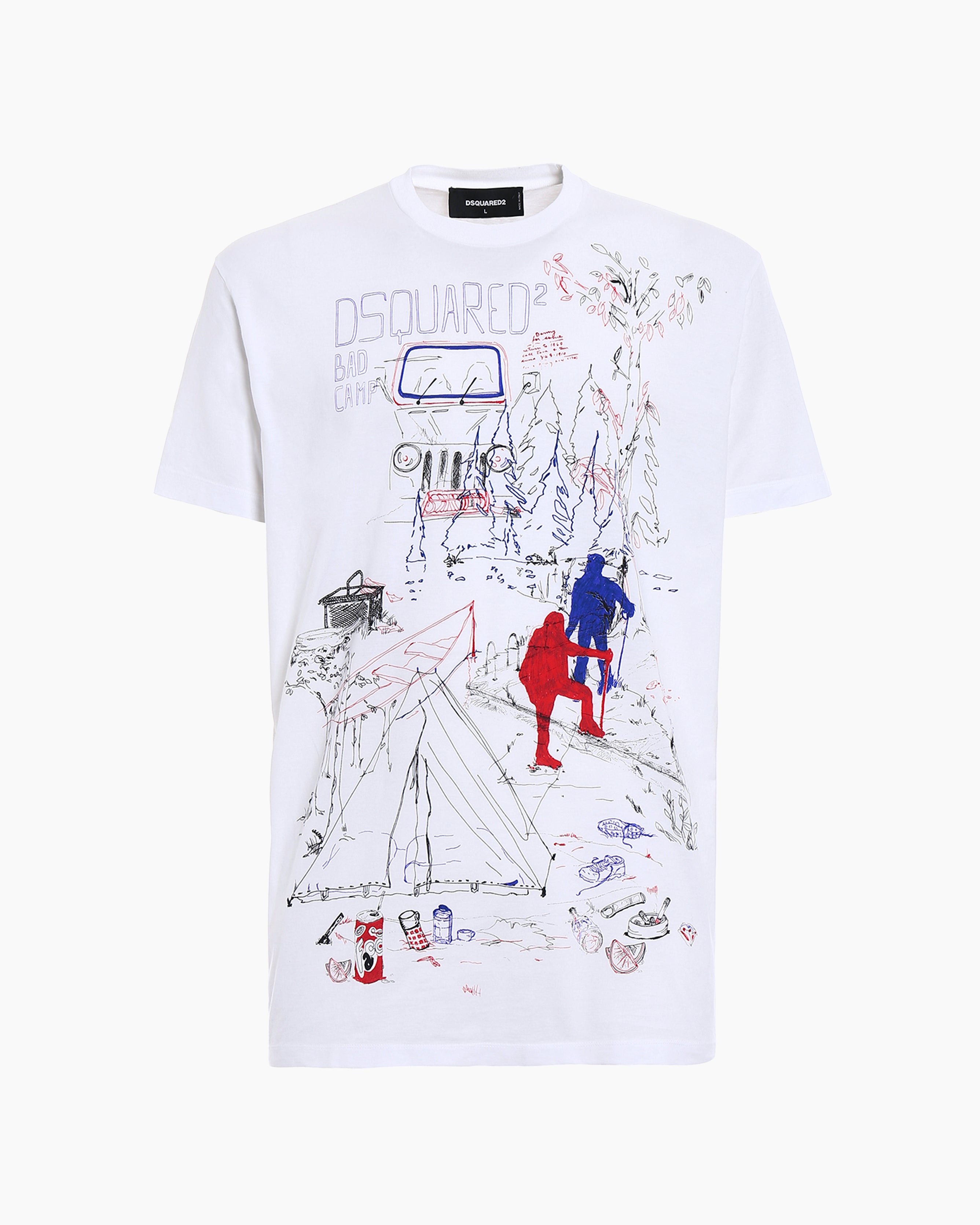 T-Shirt - Bad Camp - White