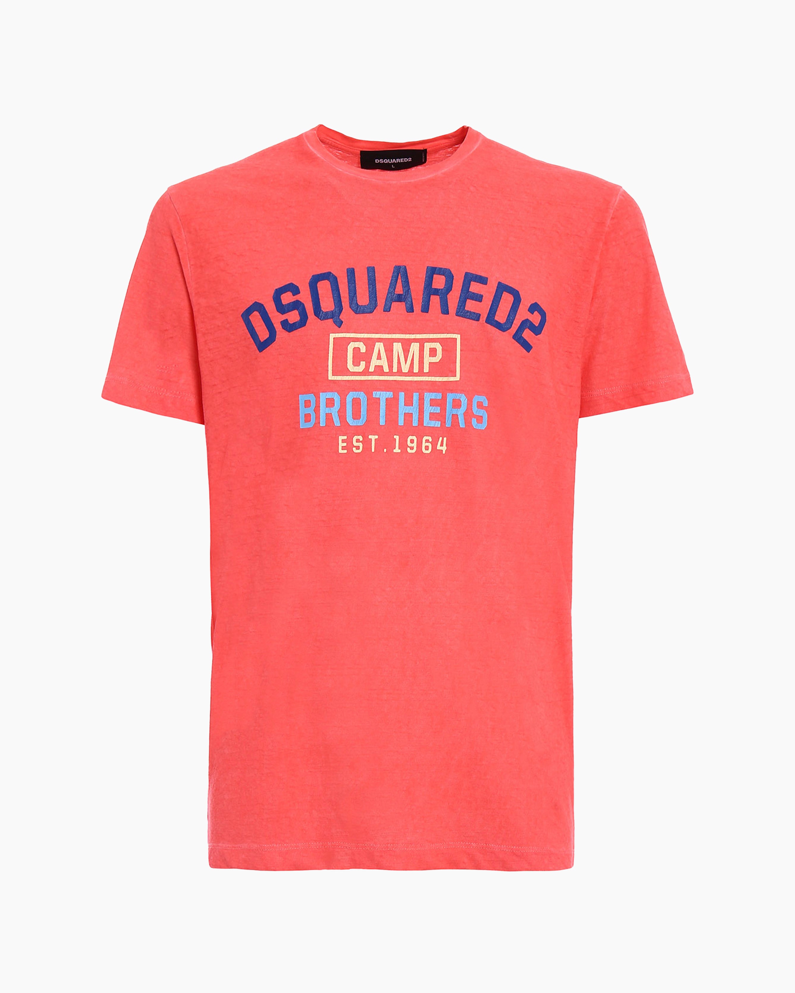 Dsquared T-Shirt - Camp Brothers - Orange