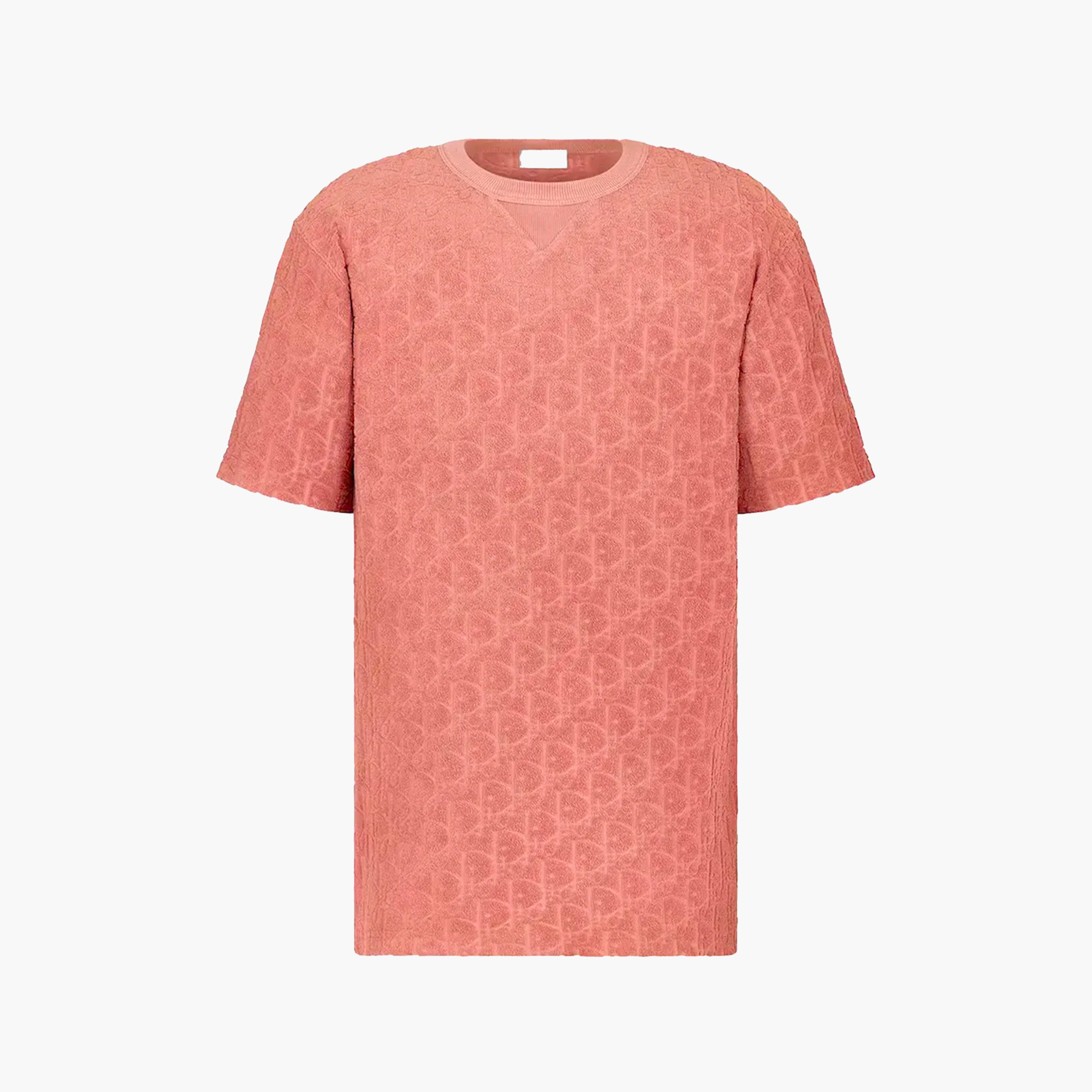 Dior T-Shirt - Terry Oblique DIOR オブリークTシャツ - Pink