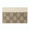 Gucci Porte-carte GG Beige Blanc