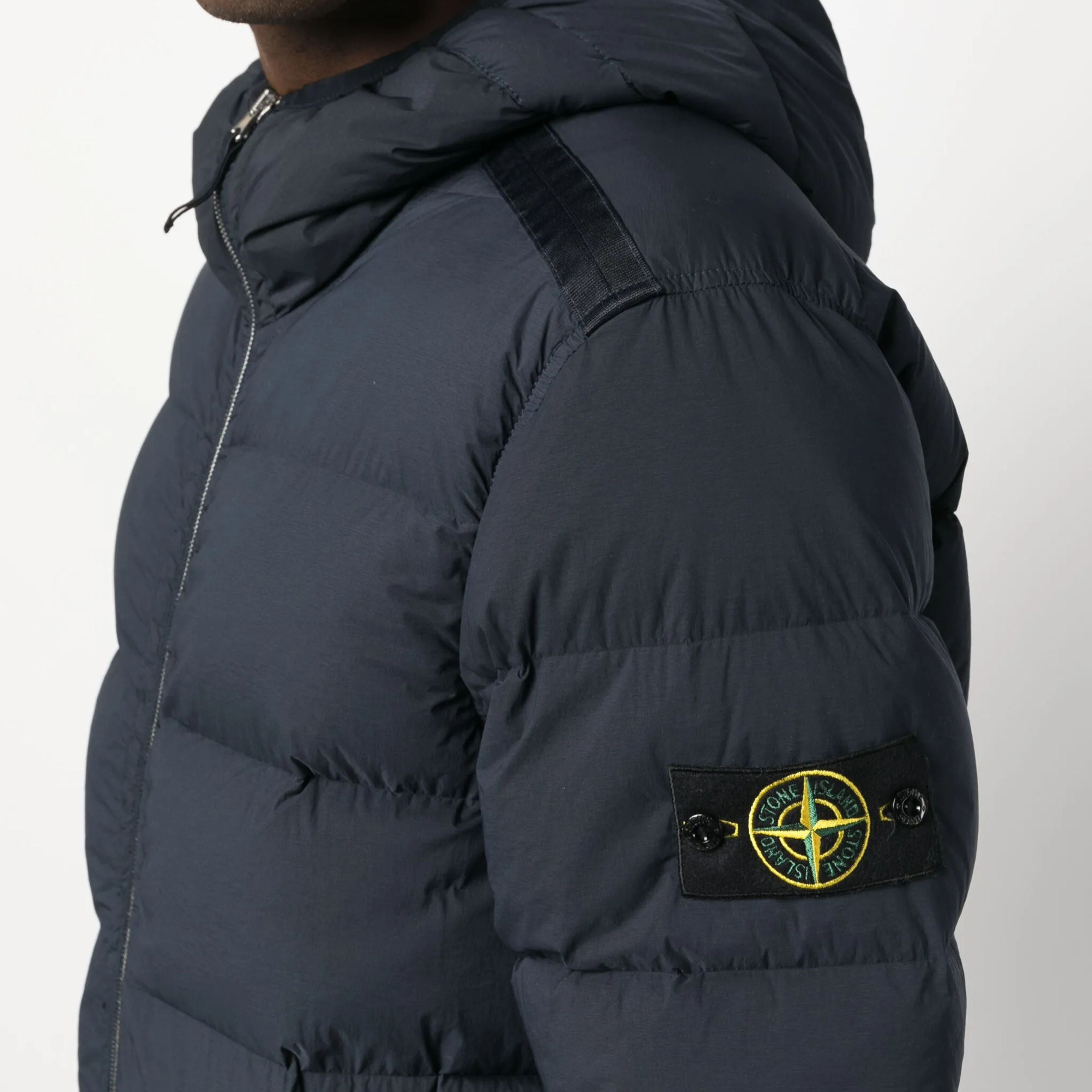 Stone Island Nylon Down Jacket - Blue