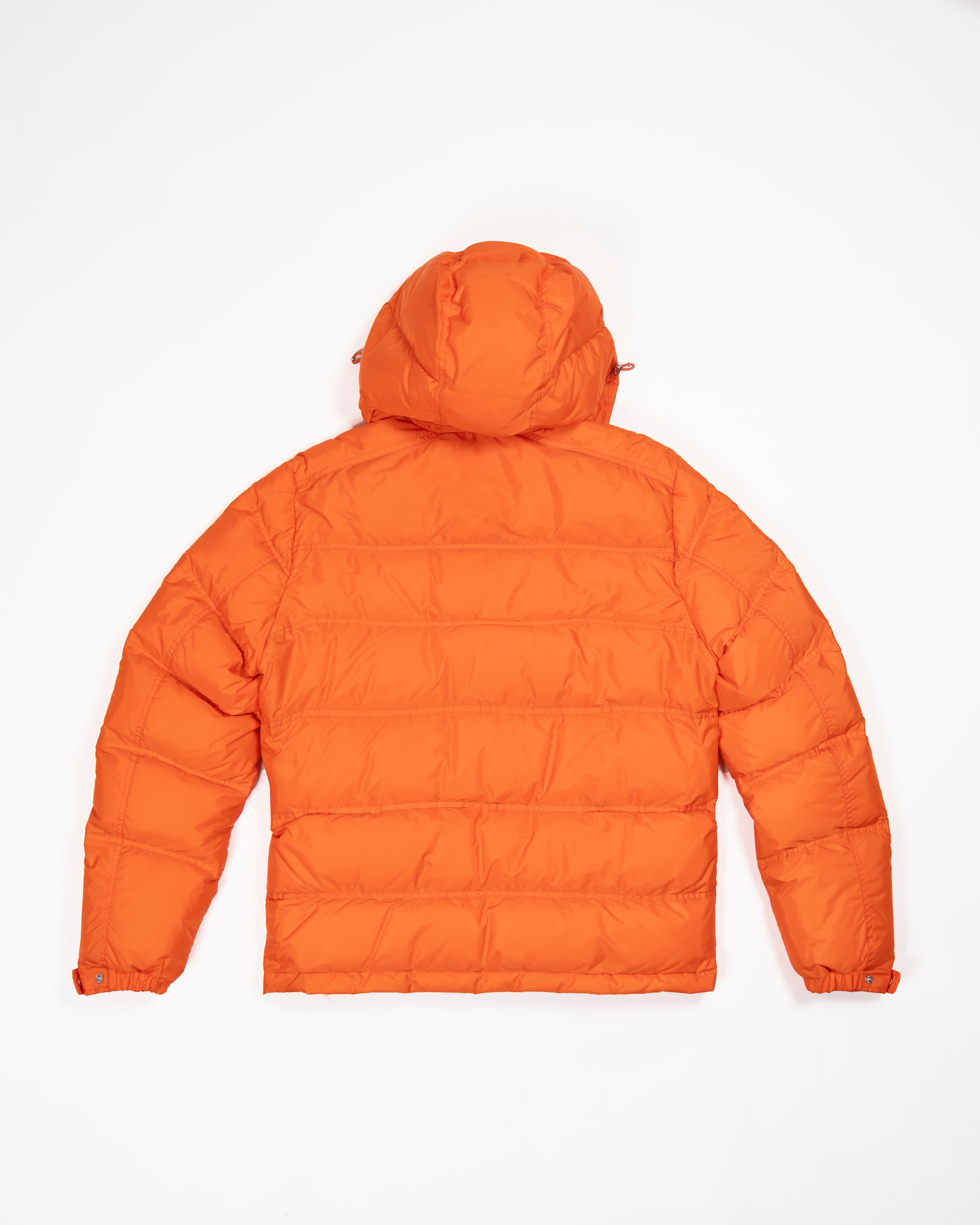 Prada Puffer Jacket Pocket Flash Orange