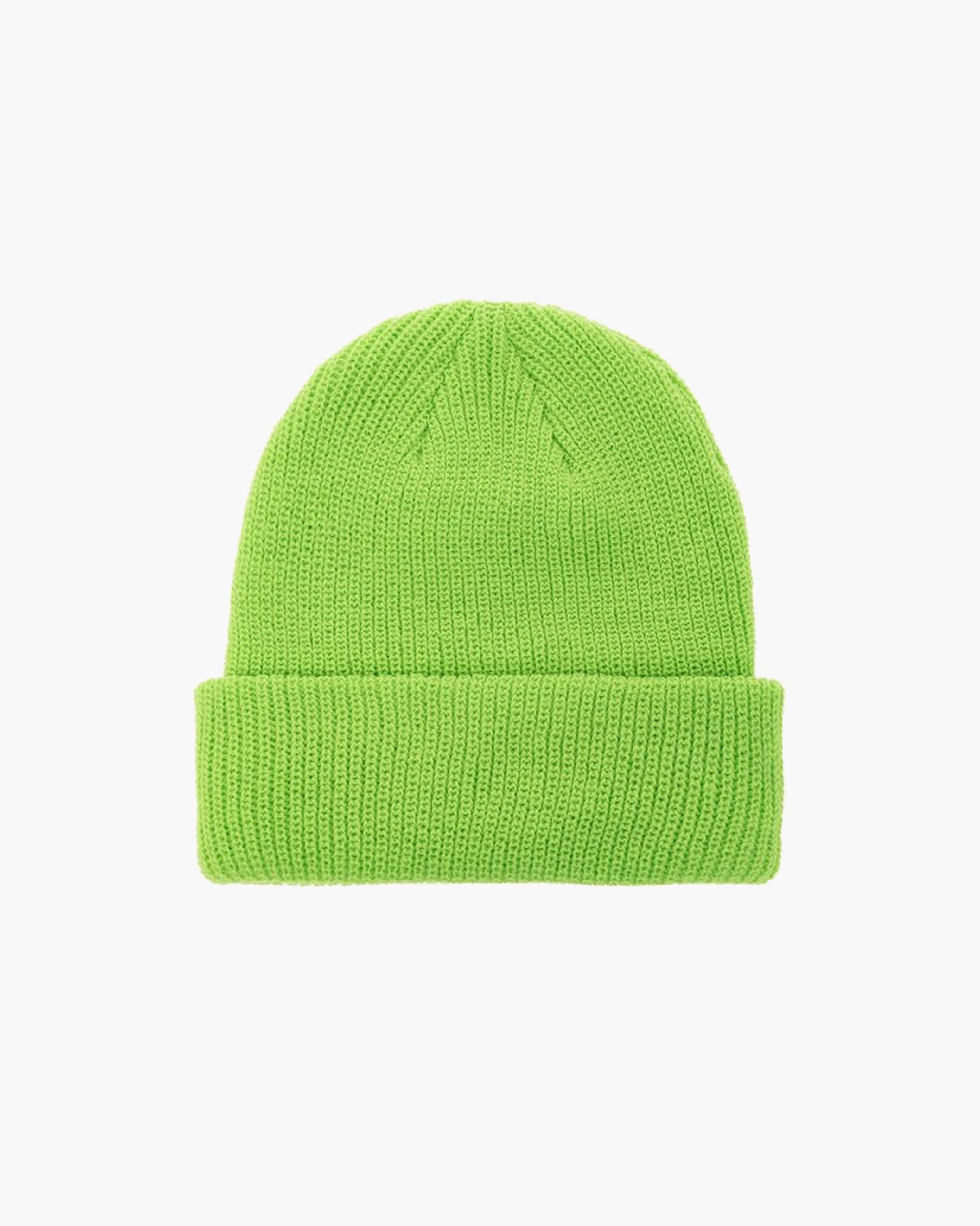 STUSSY BASIC CUFF BEANIE GREEN