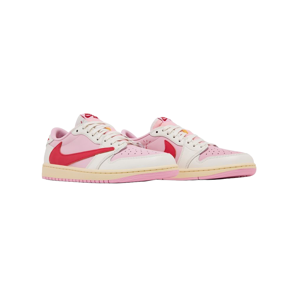 Air Jordan 1 Retro Low OG SP Travis Scott Sail Tropical Pink