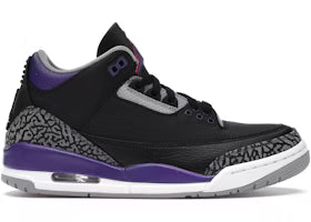 Air Jordan 3 Retro Black Court Purple
