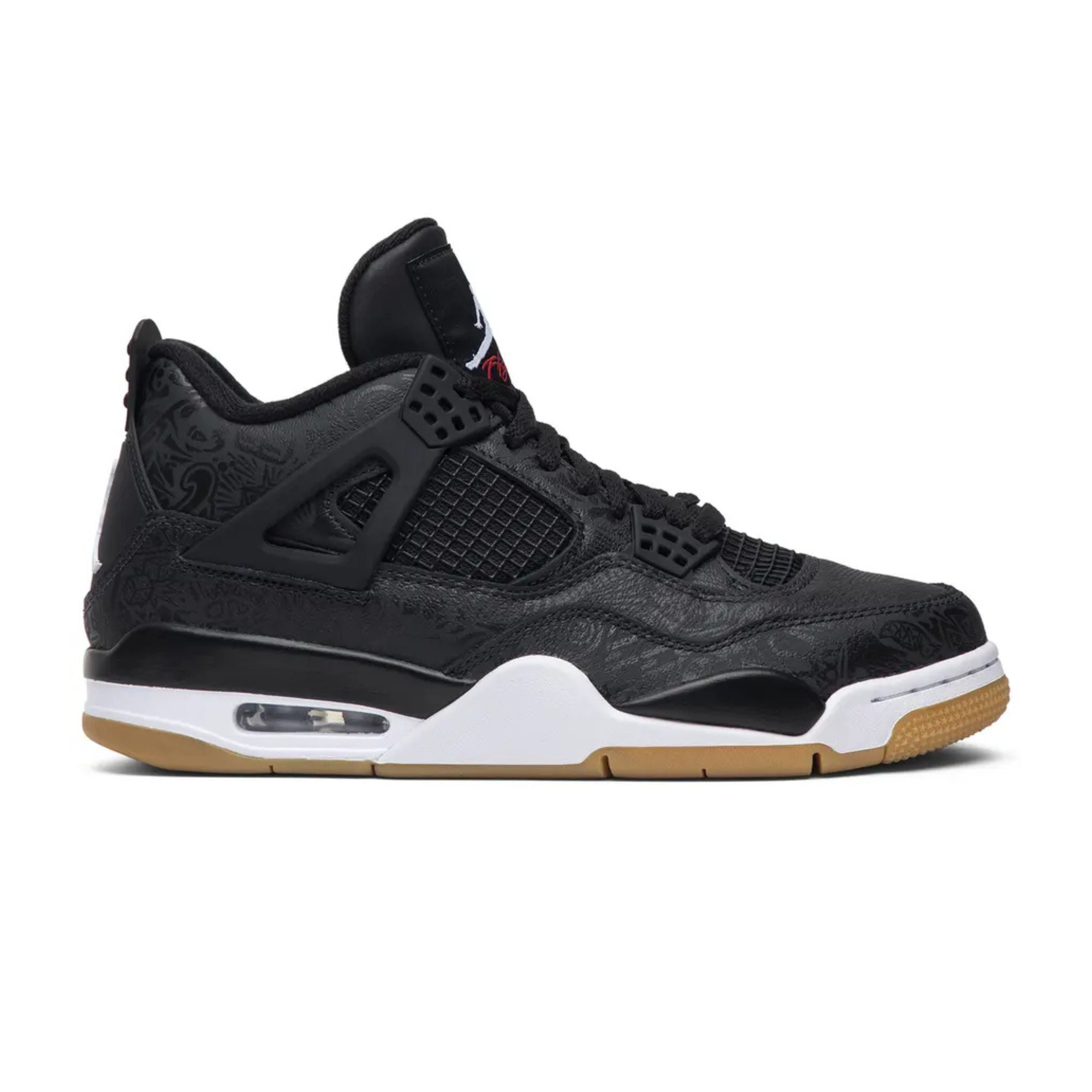 Air Jordan 4 Retro Laser Black Gum