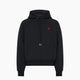 Ami Paris Hoodie Ami de Coeur Rouge Noir