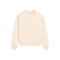 Ami Paris Beige Crewneck Sweater with Ami de Coeur Patch