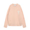 Ami Paris Pull Crewneck Rose Ami de Coeur Blanc