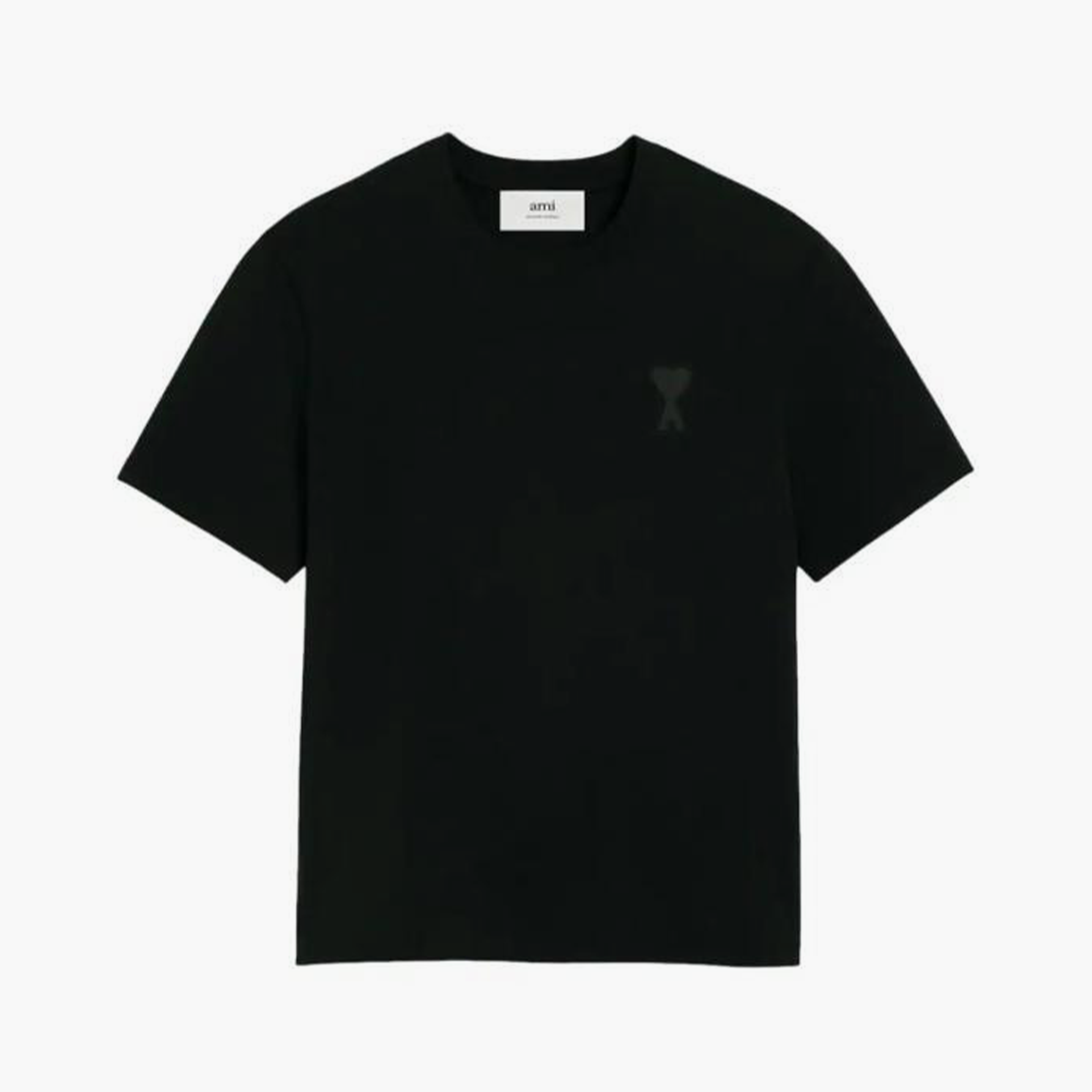 Ami Paris T-shirt Ami de Coeur Noir 3D