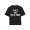 Ami Paris T-shirt Place des Victoires noir
