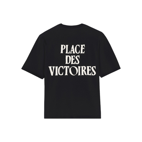 Ami Paris T-shirt Place des Victoires noir