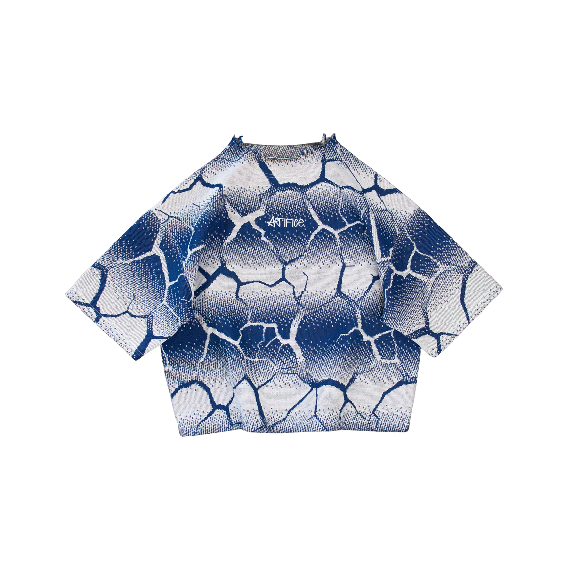 Artifice T-shirt Biomorph Dark Blue Gradient