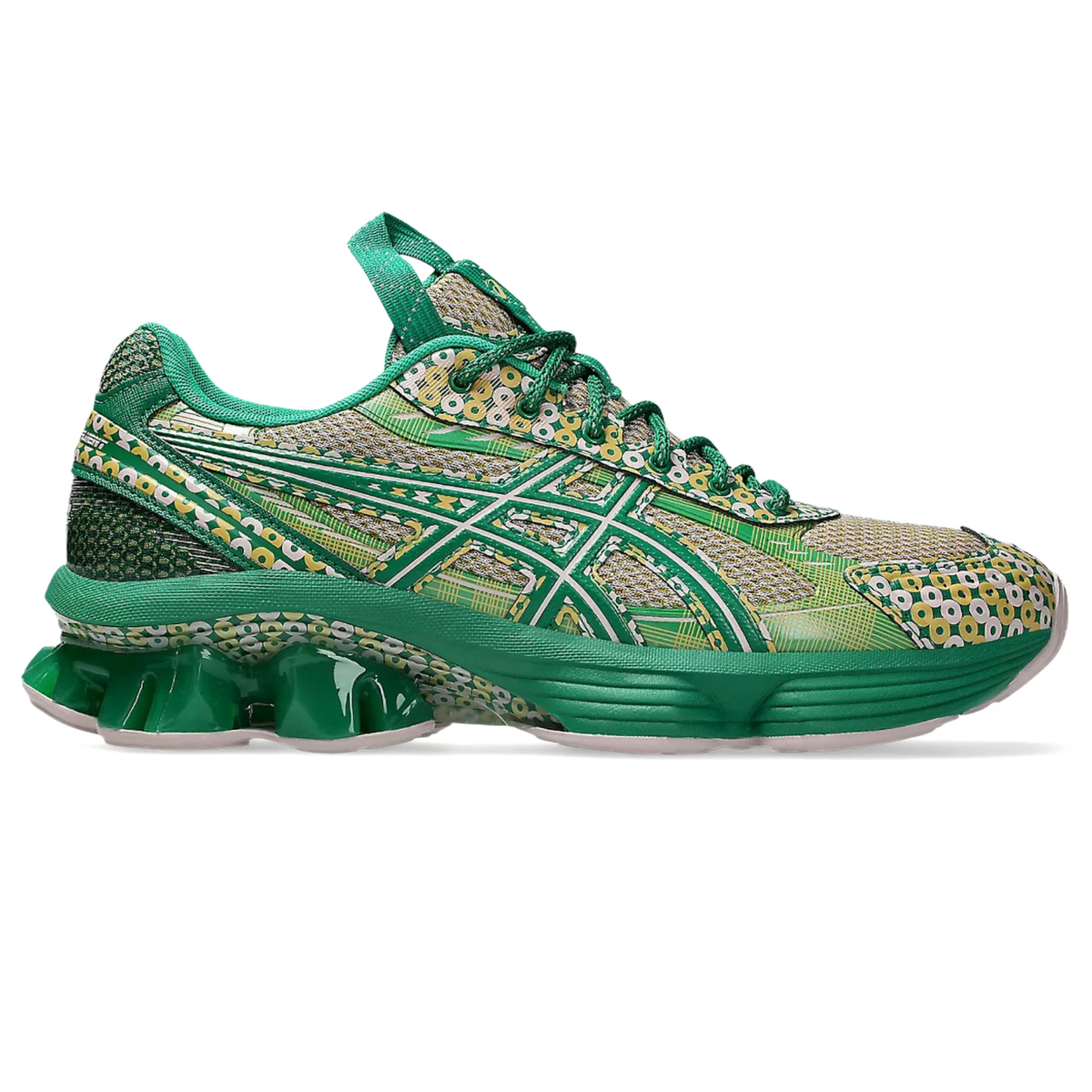 ASICS US7-S Gel-Kinetic Fluent Kiko Kostadinov Watershed Rose Kale