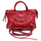 Balenciaga Sac a main Leather rouge Mini City rouge
