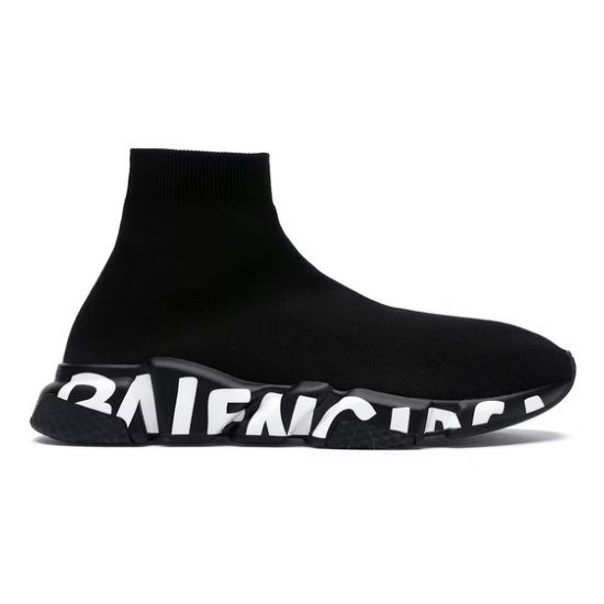 Balenciaga Speed Graffiti Trainers Black