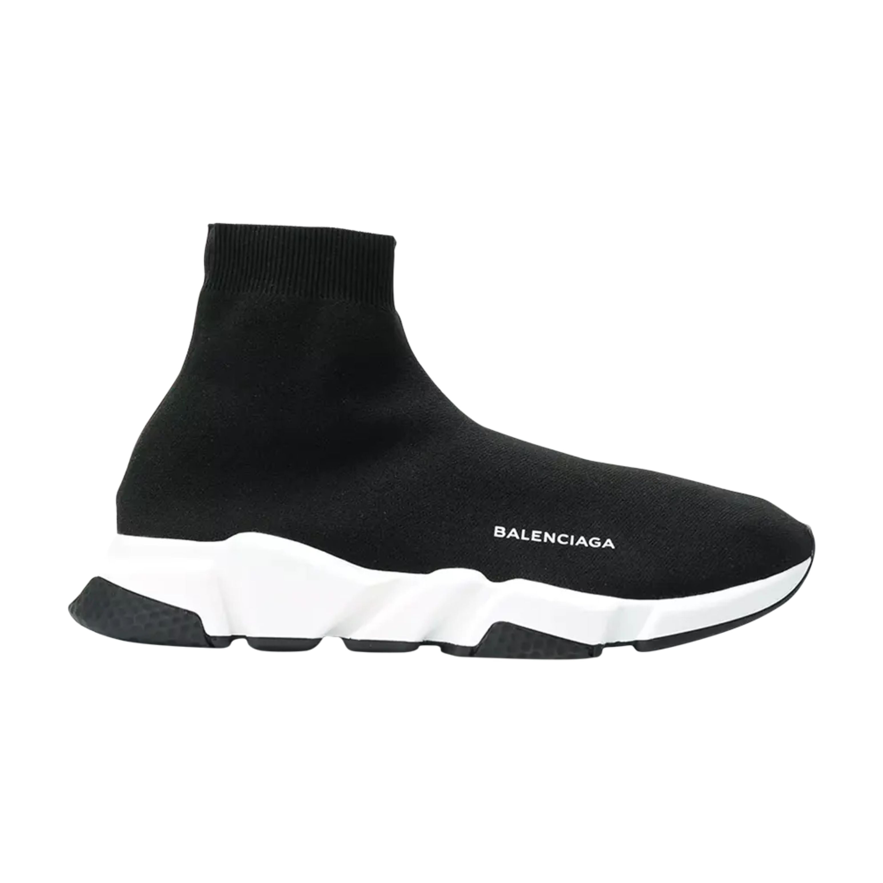Balenciaga Speed Trainer Black White Black