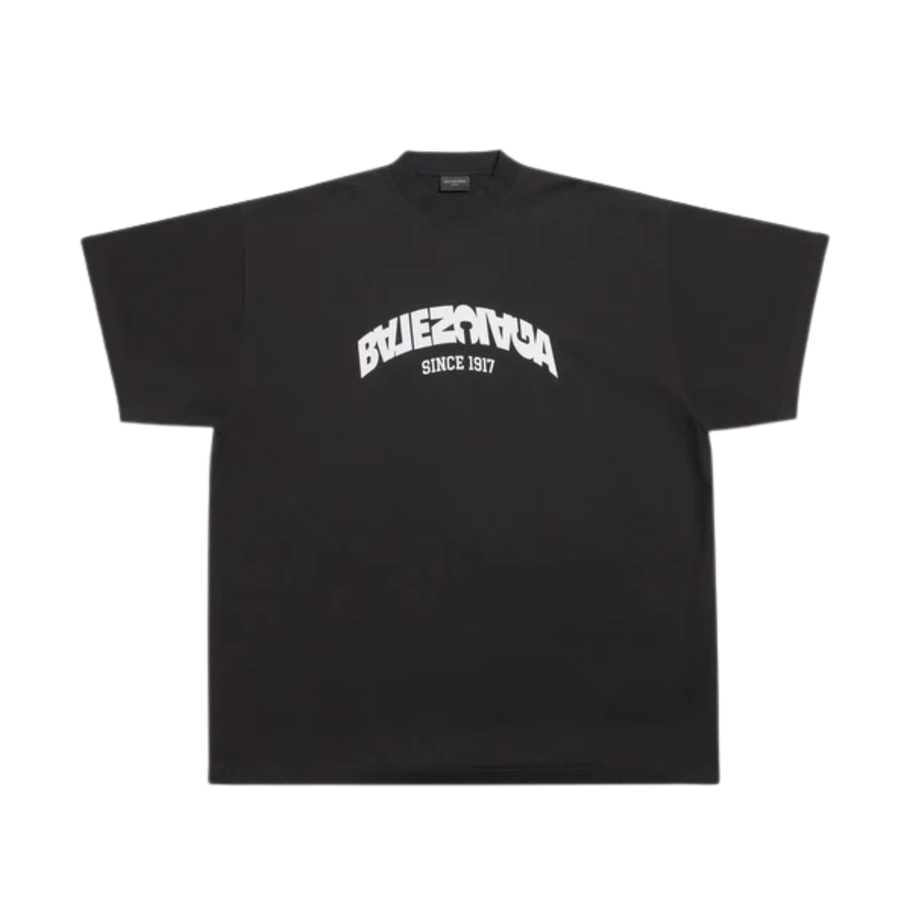 Balenciaga T-Shirt Back Flip Noir