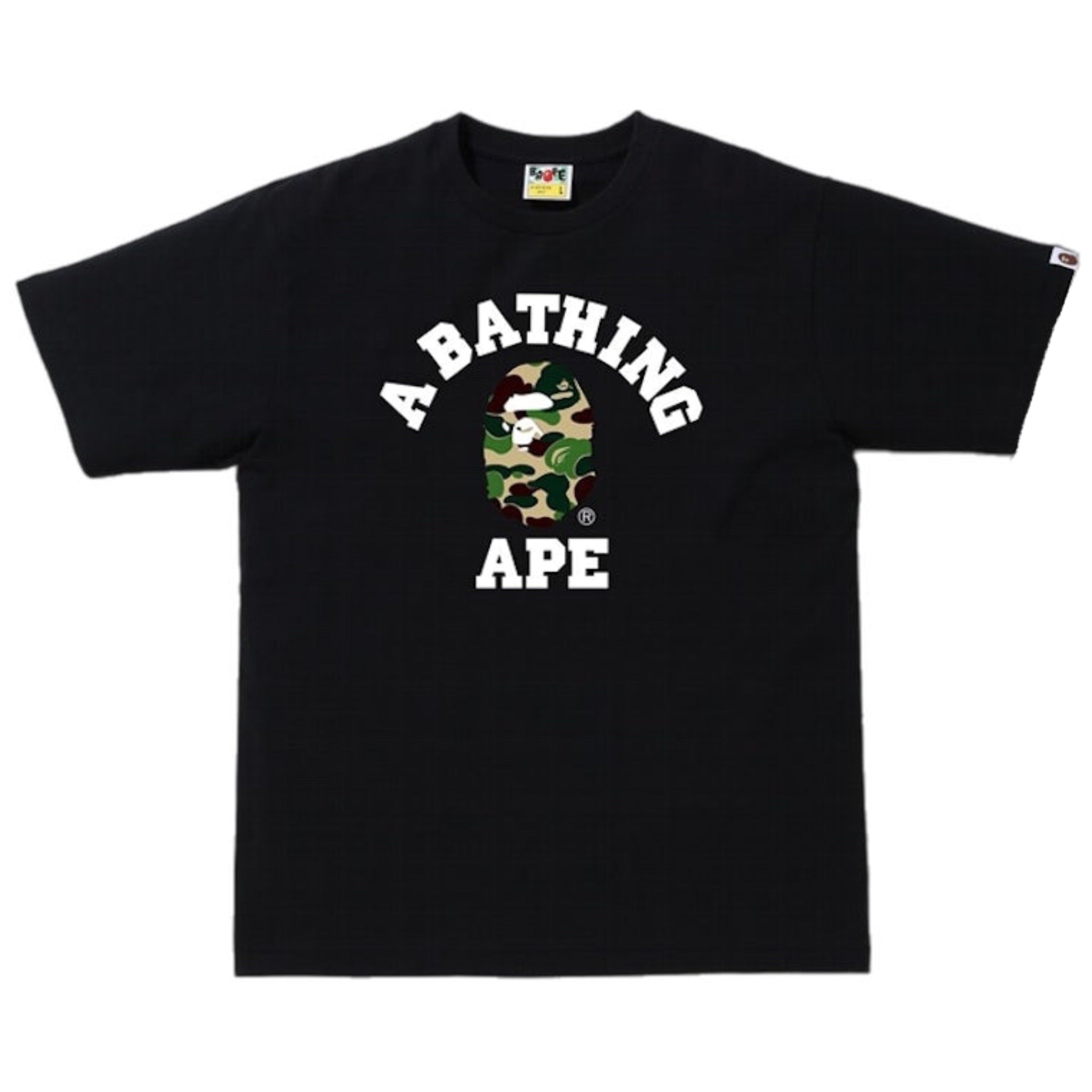 Bape ABC Camo College Tee Black/Green 2023