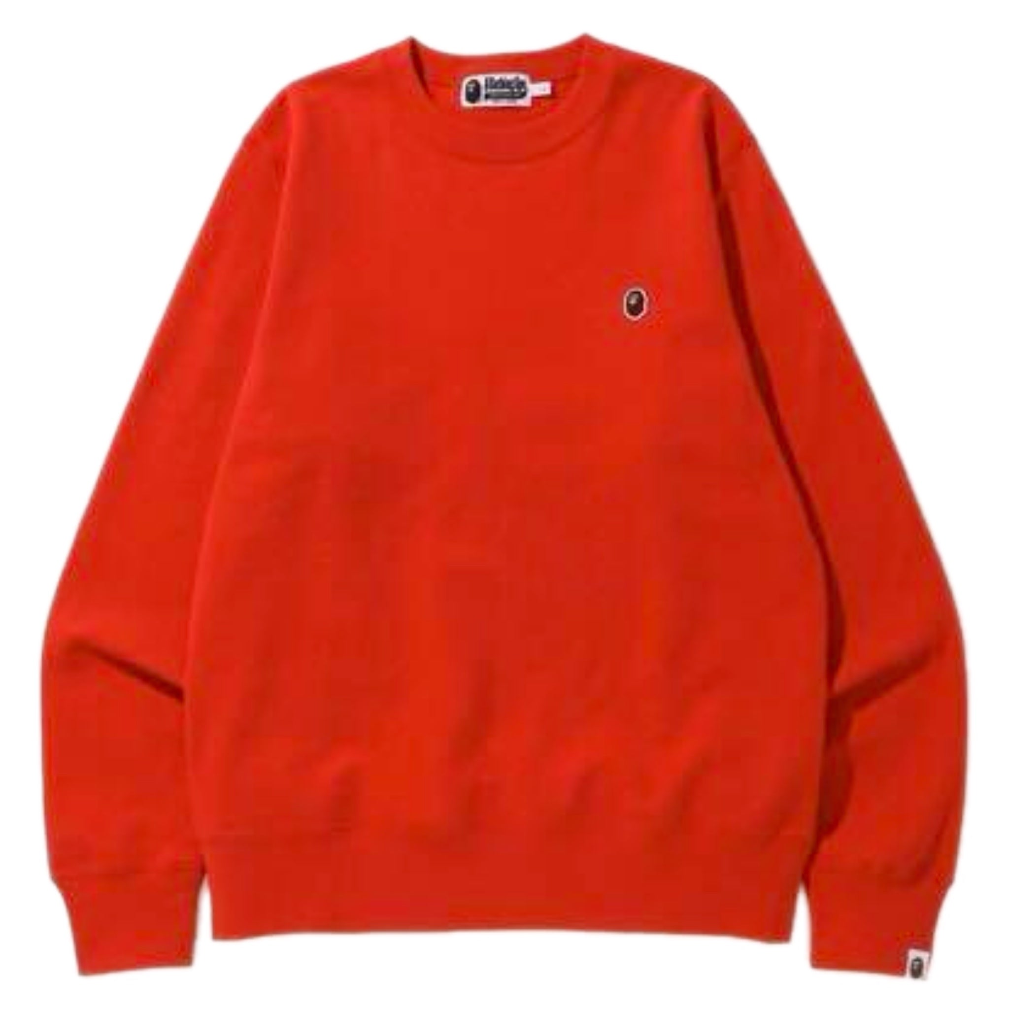 Bape Ape Head One Point Crewneck Red 2020