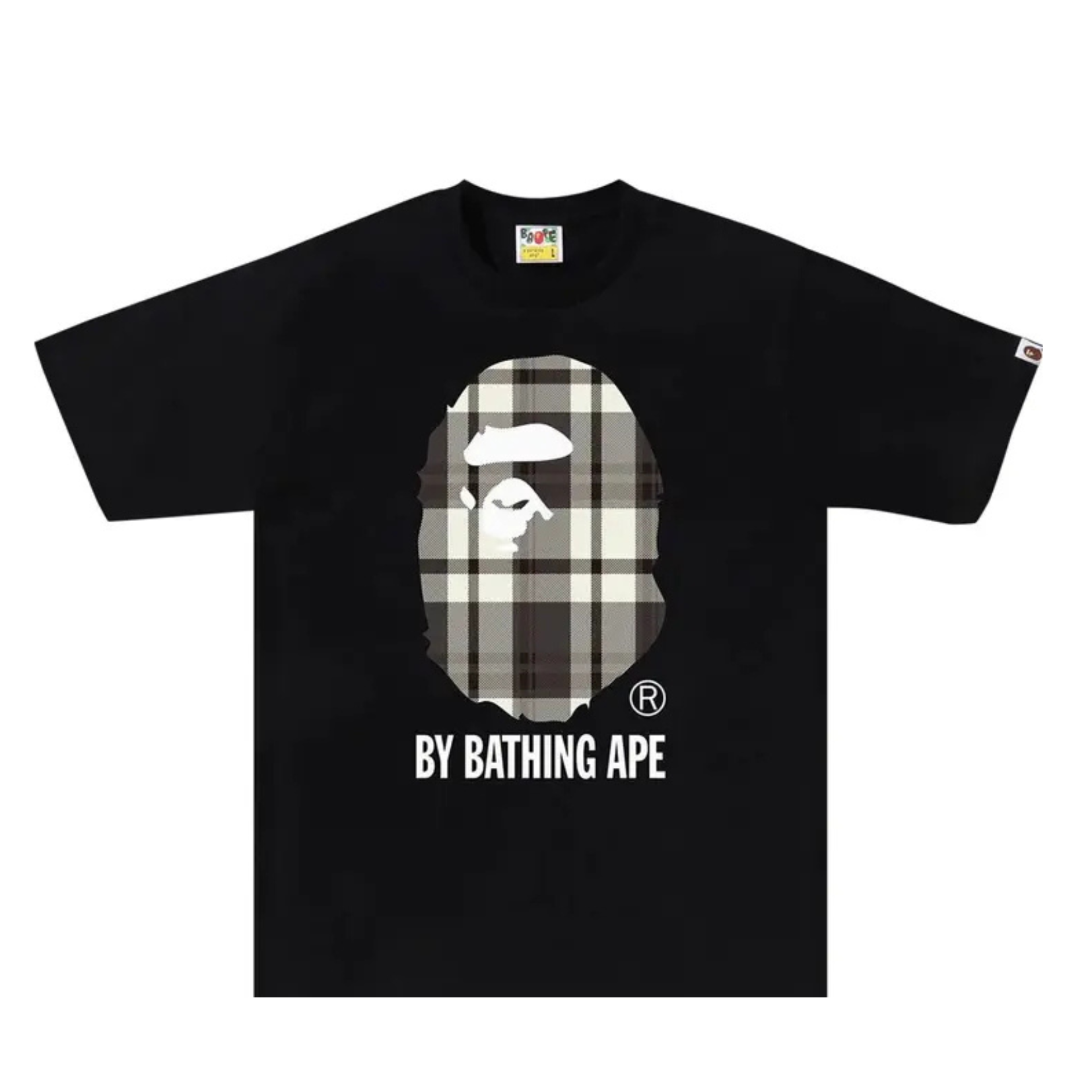 BAPE Check By A Bathing Ape Tee Noir
