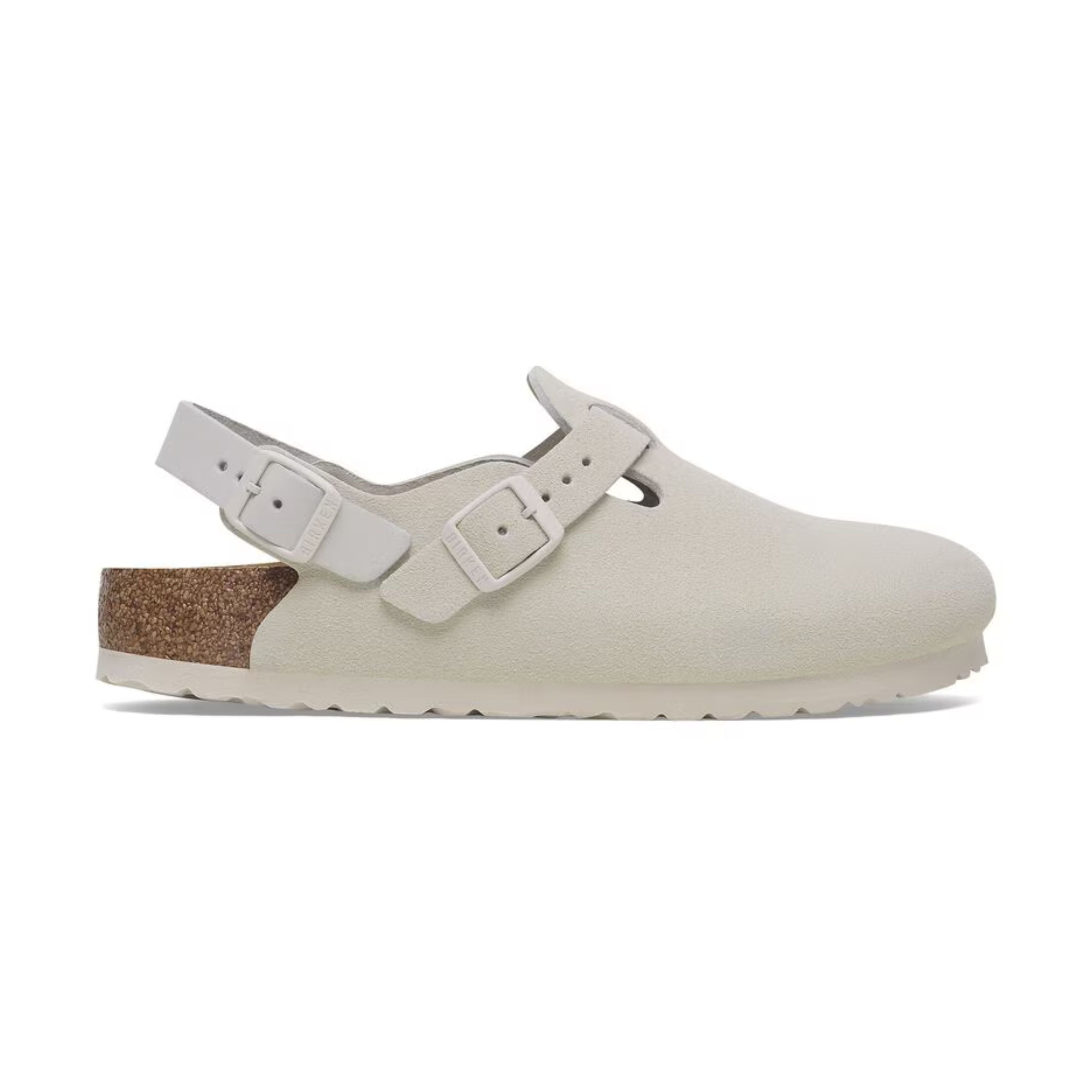 Birkenstock Tokio II Suede Antique White