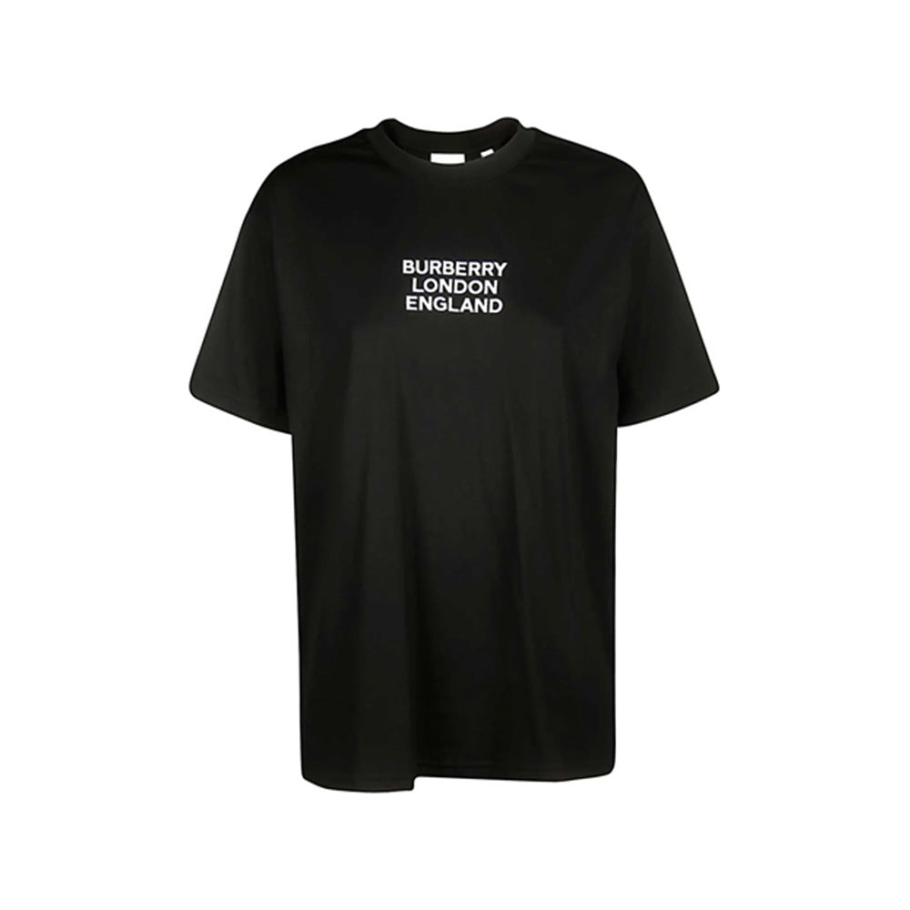 Burberry T-shirt Carrick Brodé Noir