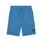 CP Company Diagonal Fleece Cargo Shorts Blue