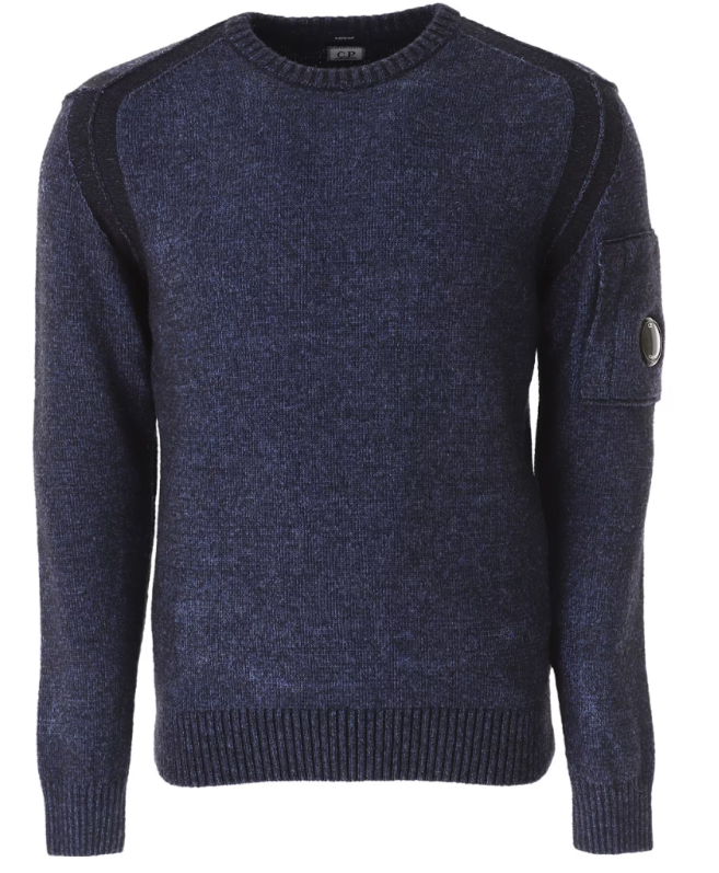 C.P Company Knitwear Crewneck Navy Black