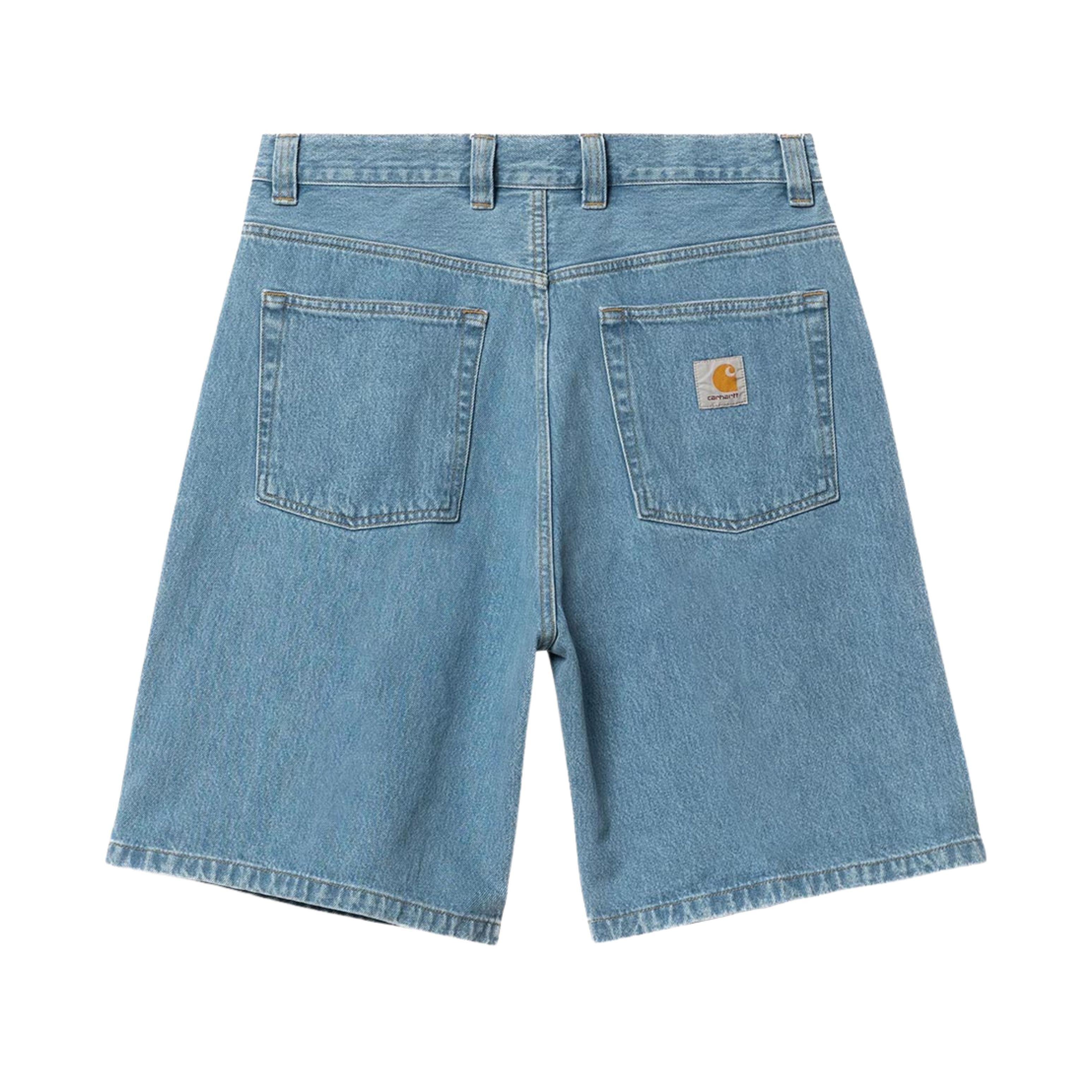 Carhartt Short Jeans Brandon Denim Blue Stone Washed