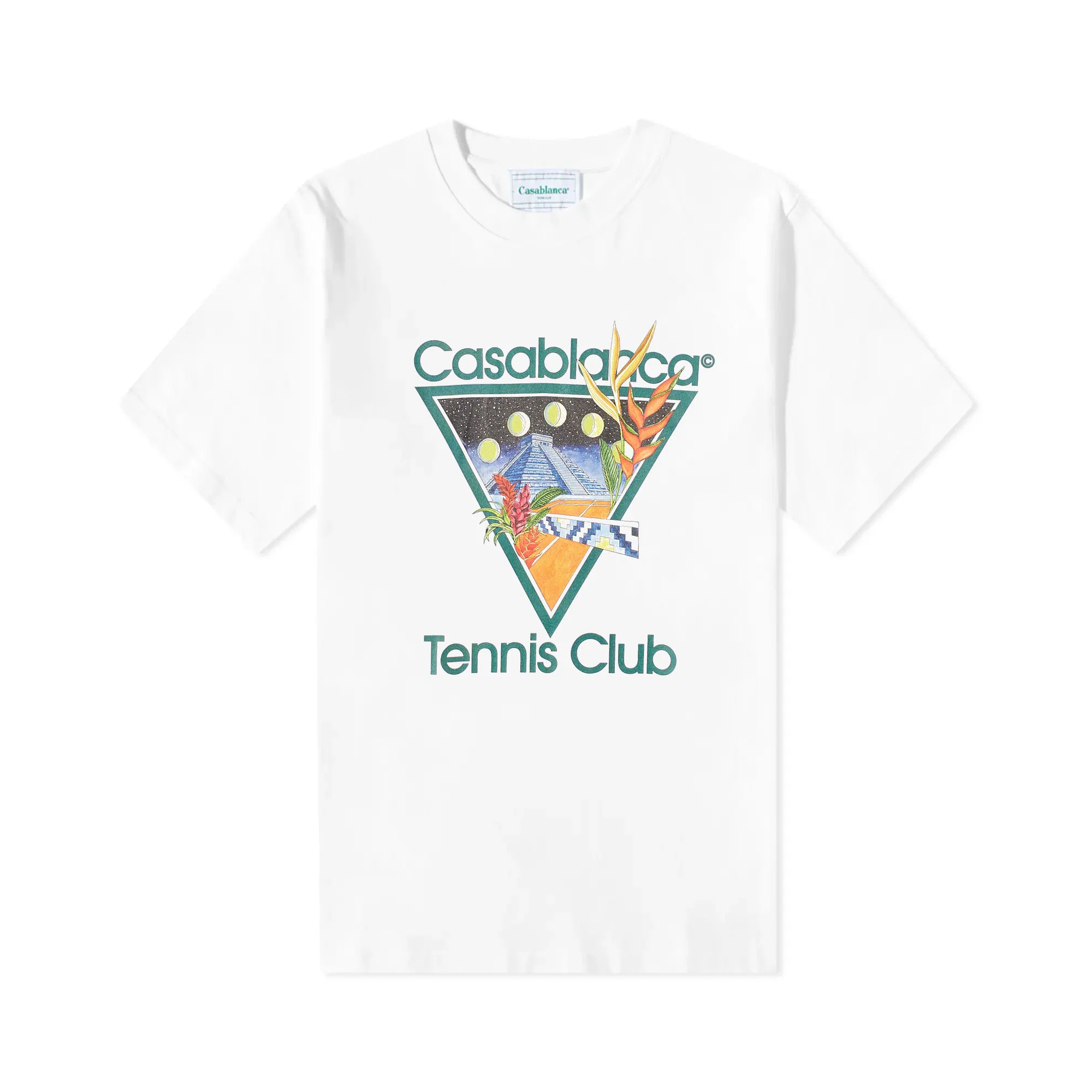 Casablanca T-shirt Casablanca Tennis Club Blanc